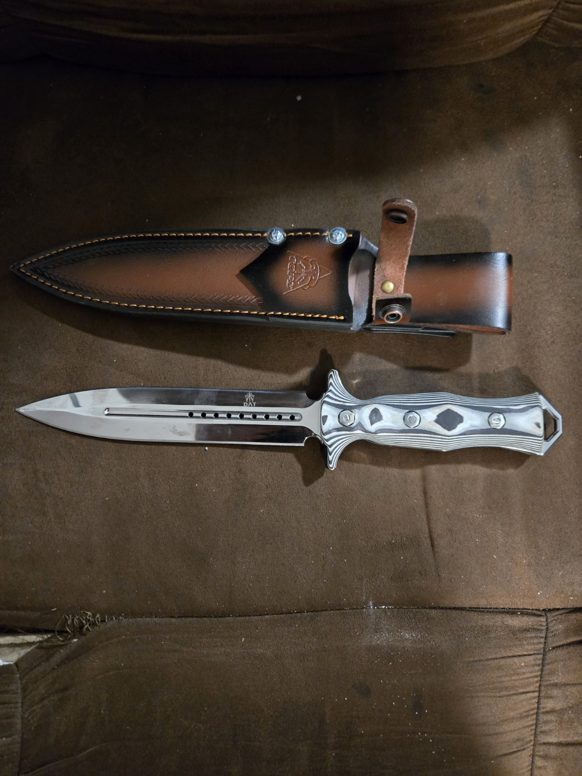 Dark Angel Tactical Spear Point, Combat, Tactical, Survival, EDC, Dagger Knife