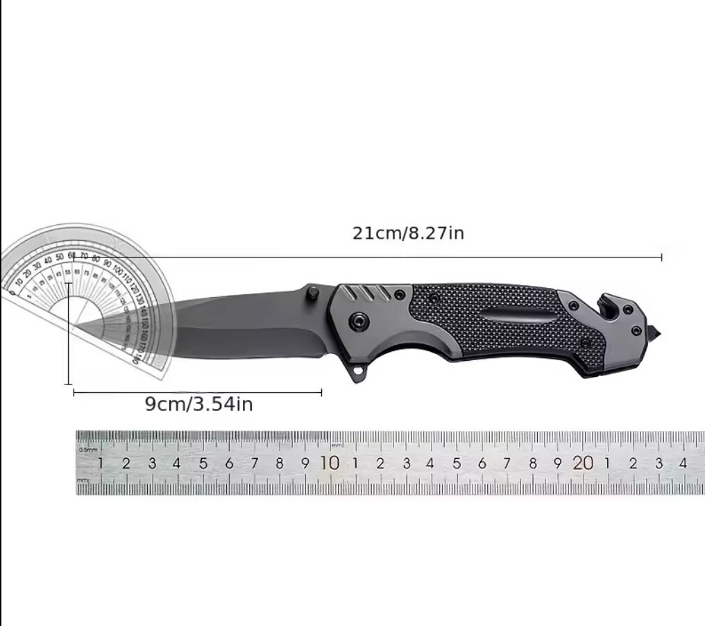 9′ BLACK COBRA KA COMBAT TAC PROTECTION KNIFE (EDC)