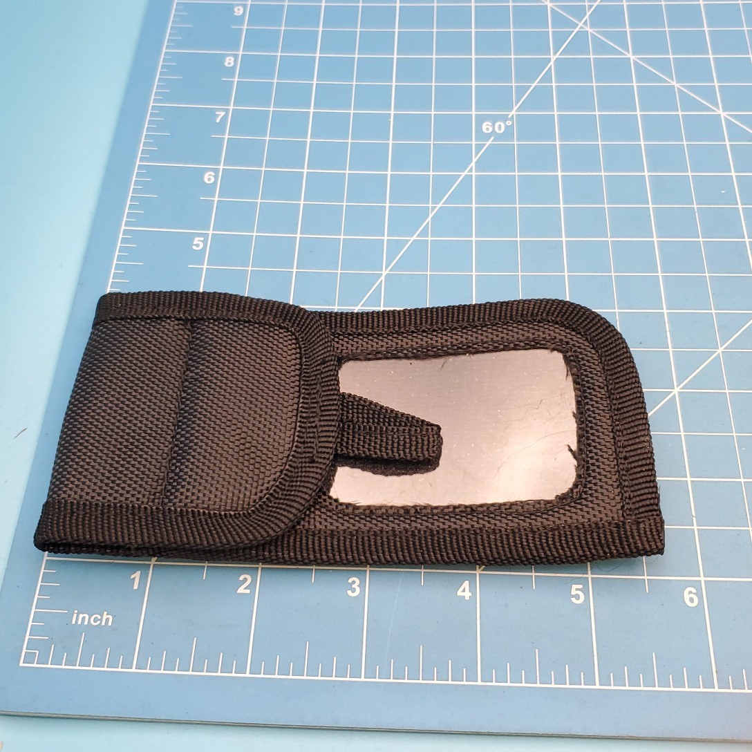 Folding Blade Knife Sheath Black Nylon Belt Pouch Case 5.5″x4.75″