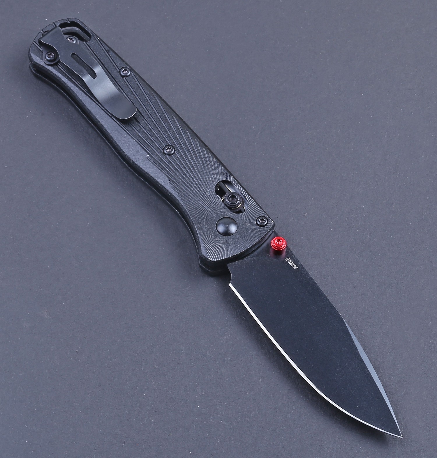 Black Aluminum Handle Light Weight Edc Camping Outdoor Pocket Folding Knife