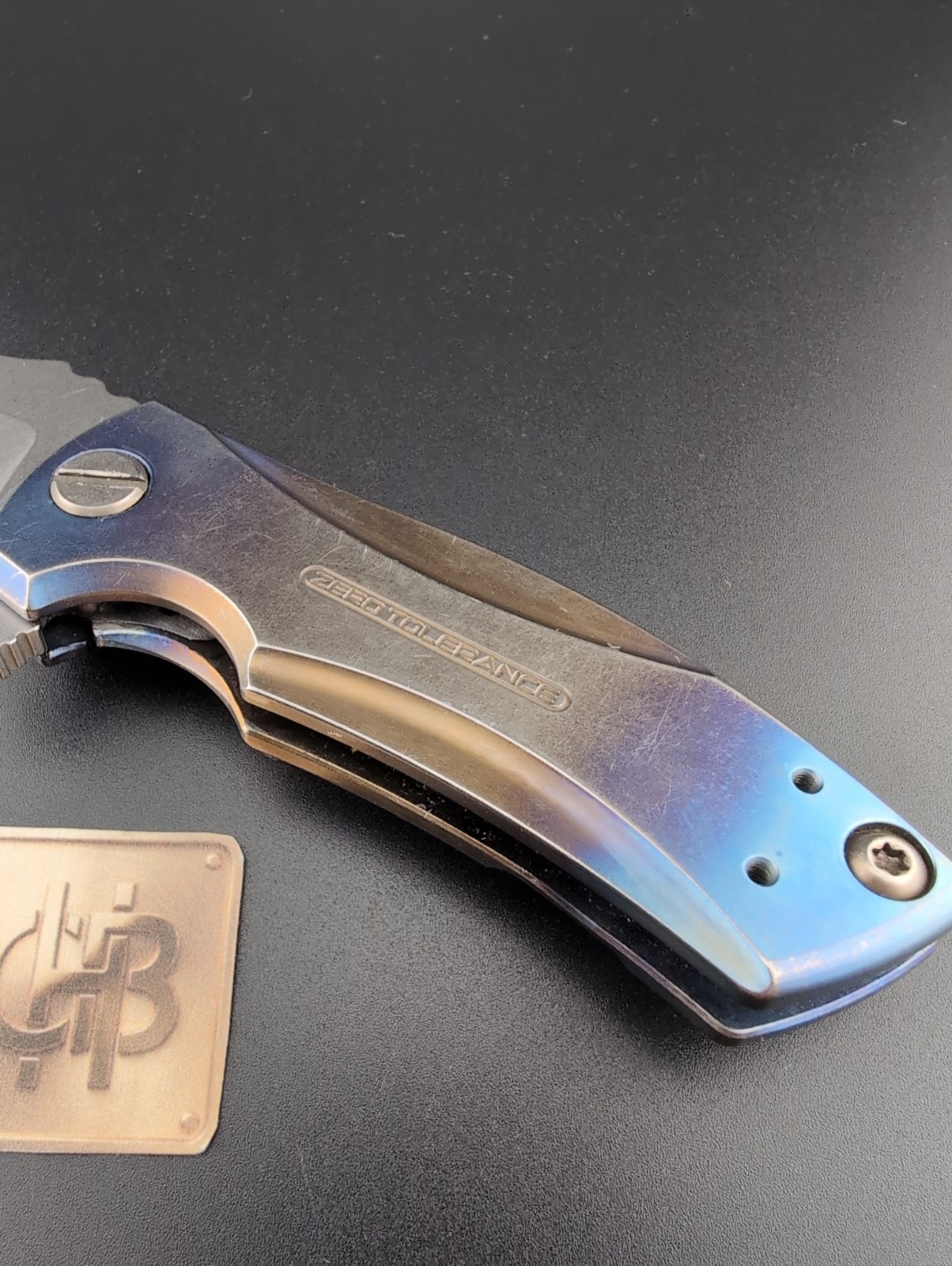 Zero Tolerance – ZT 0900 Les George Flame Anodized Titanium – BS-69