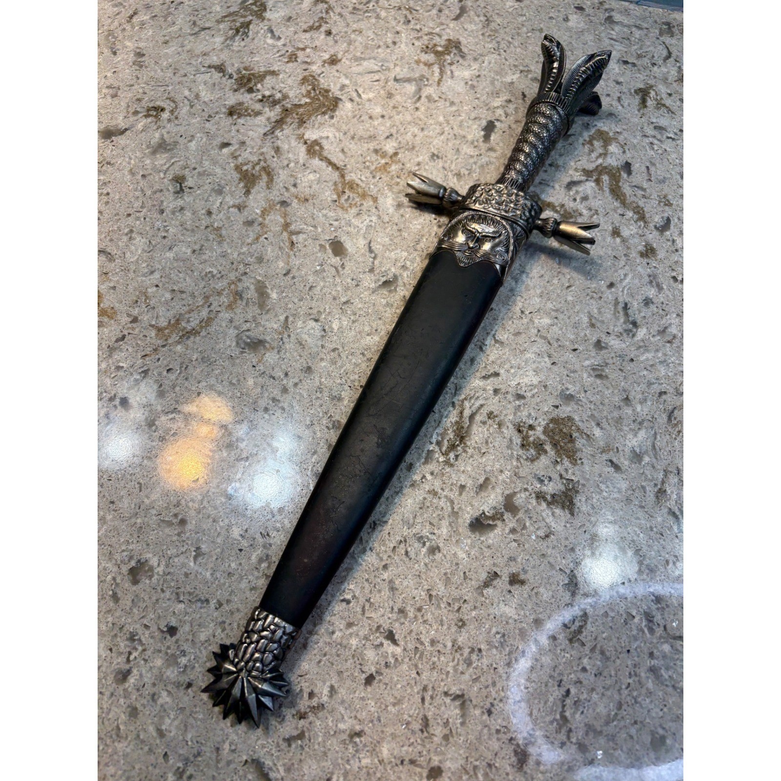 Marto of Spain Fantasy Dagger Cobra Snake Pommel Medieval Decorative Knife