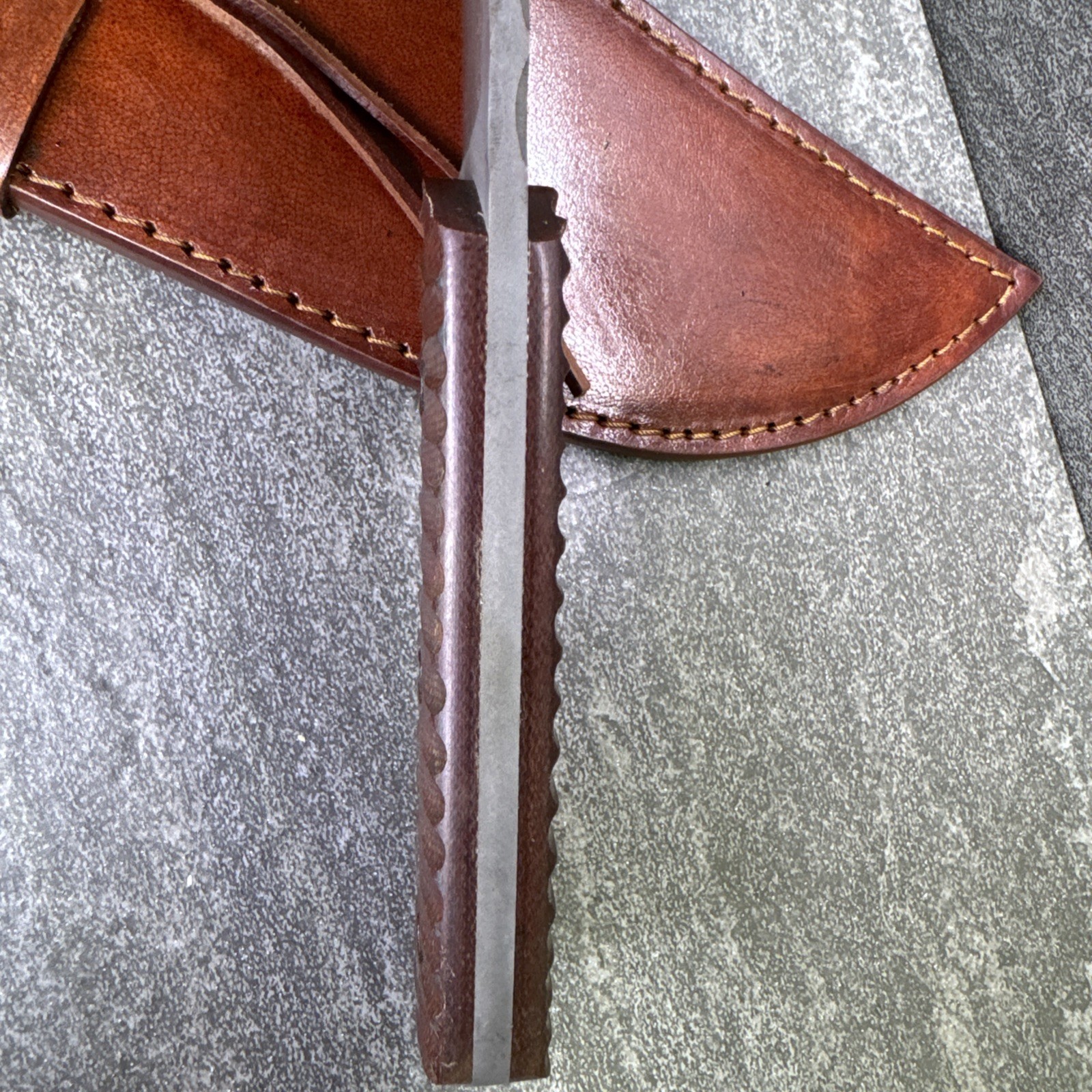 Mammoth Bowie Acid Wash D2 Steel