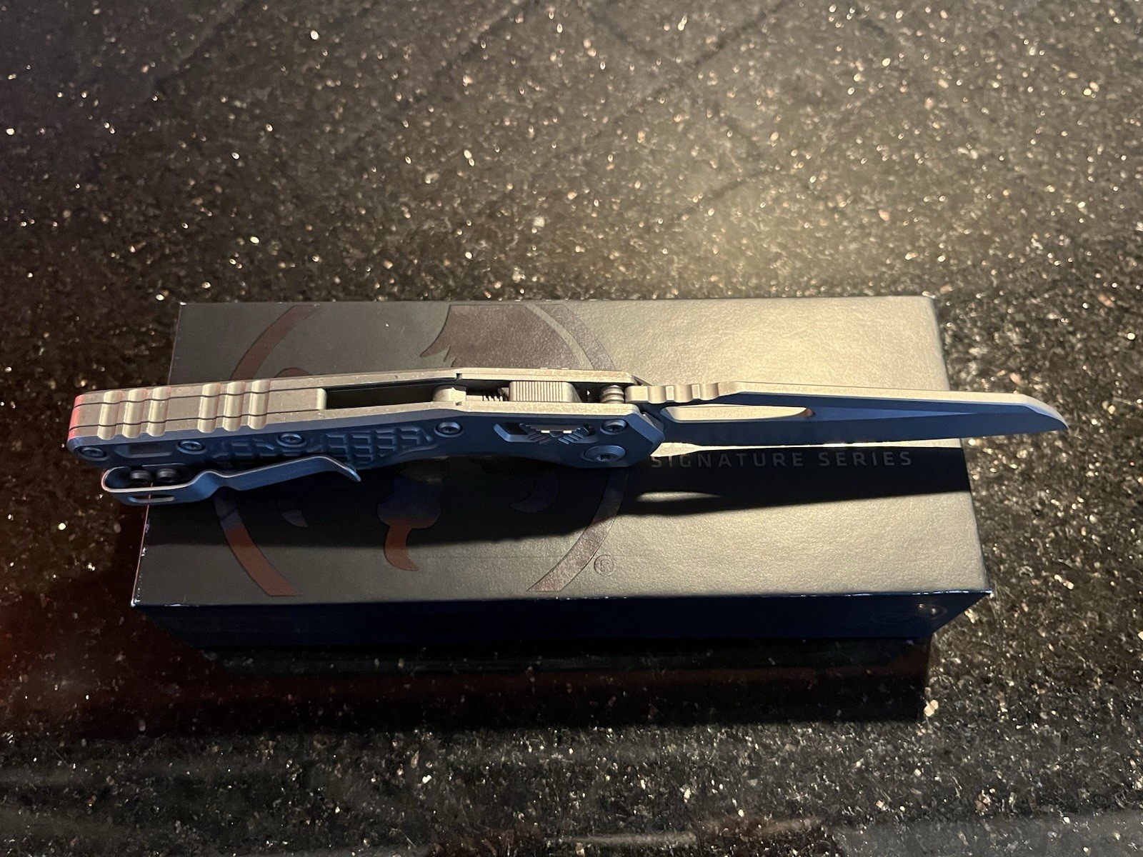 Microtech Marfione Select MSI RAM Lok Frag Titanium Handles