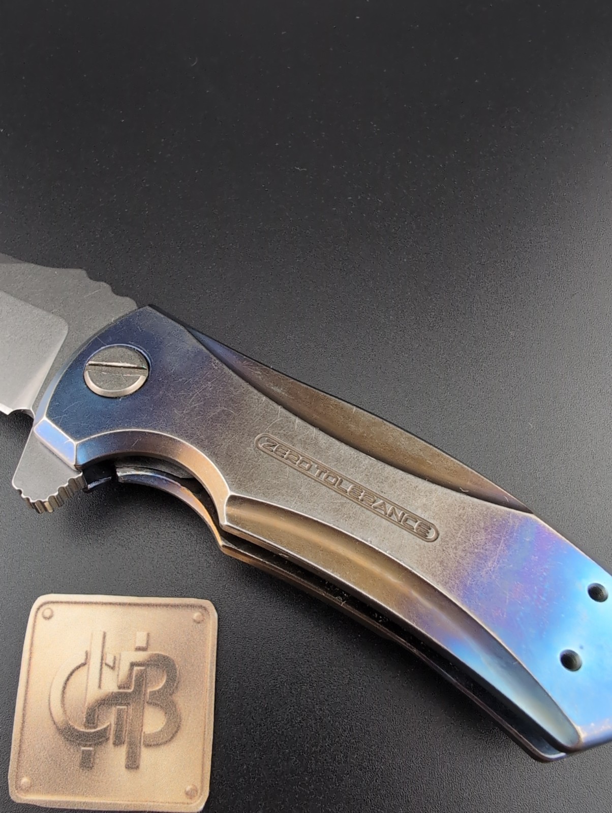 Zero Tolerance – ZT 0900 Les George Flame Anodized Titanium – BS-69