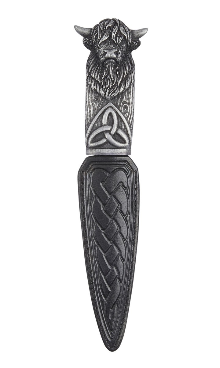 Highland Cow Sgian Dubh Silver, Charles Buyer RSD5S