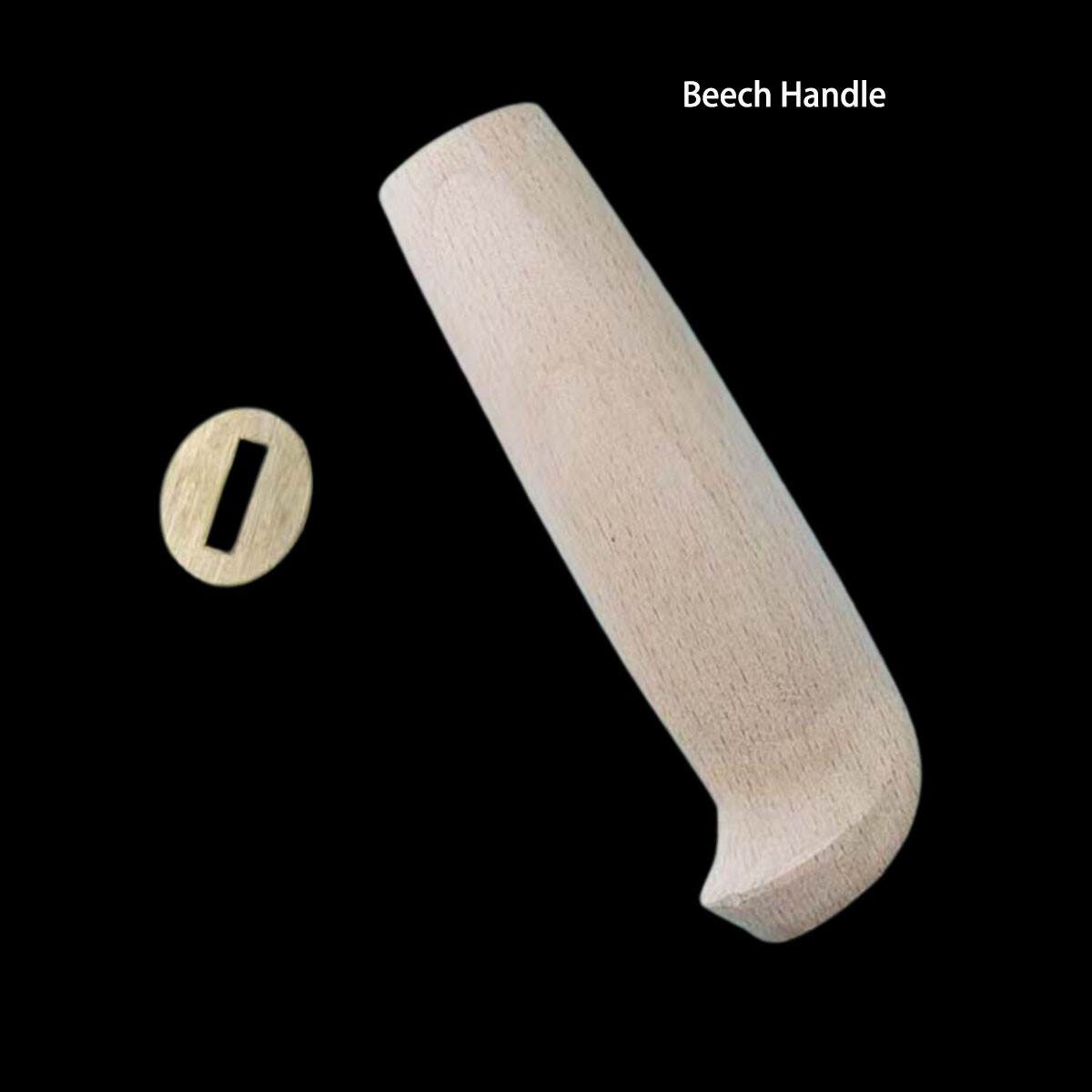 New Solid Wood Knife Handle Handlebar DIY Tool Wooden Knife Grip Craft Material