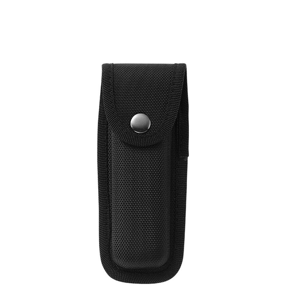 4-Pack Black Portable Hard Boxed Nylon Belt Sheath For Folding Knife US Seller