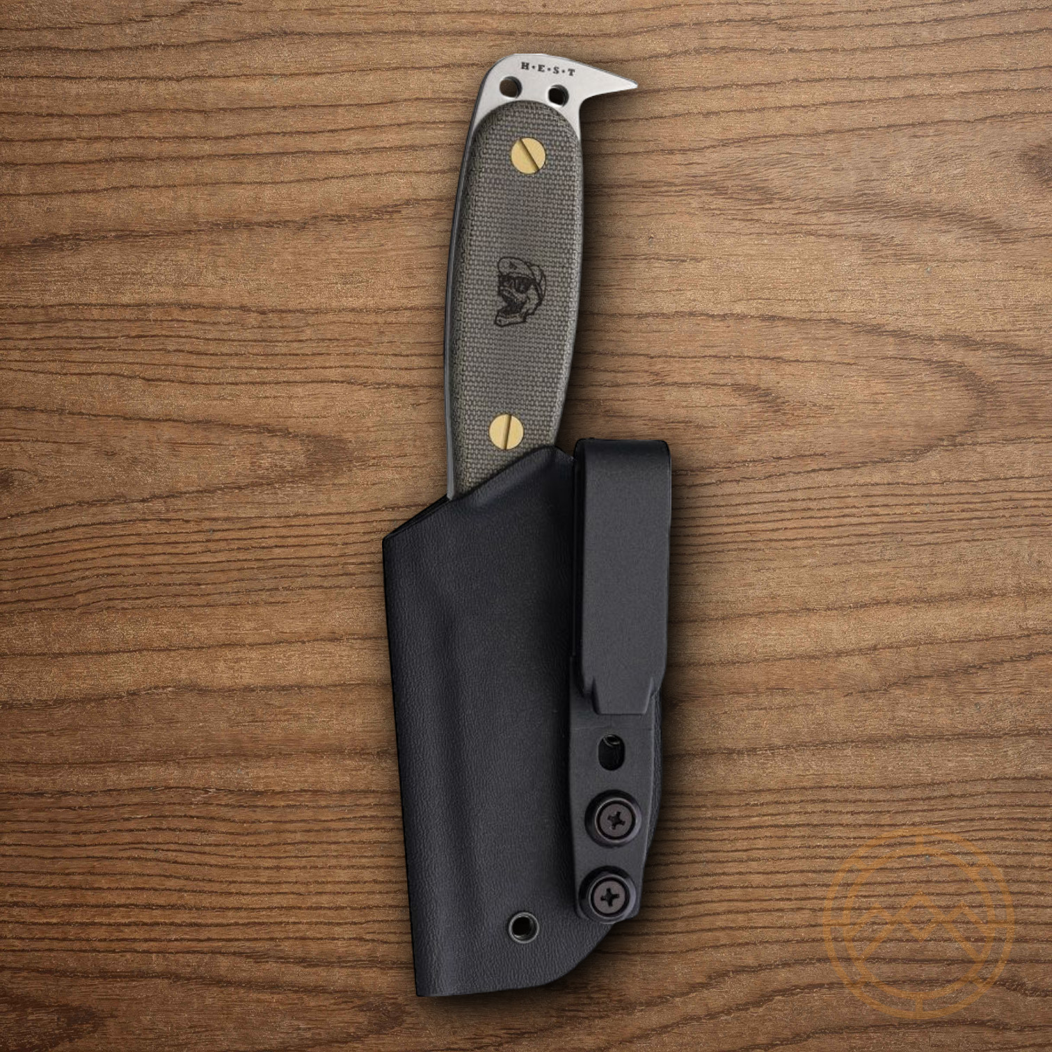 DPx Gear HEST Original Fixed Knife 3.13″ CPM MagnaCut Steel Blade Micarta Handle