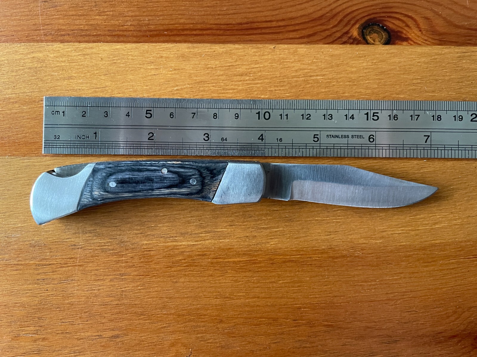 Spanish Navaja pocket knife 2.9″ Wooden Scales – USA Seller