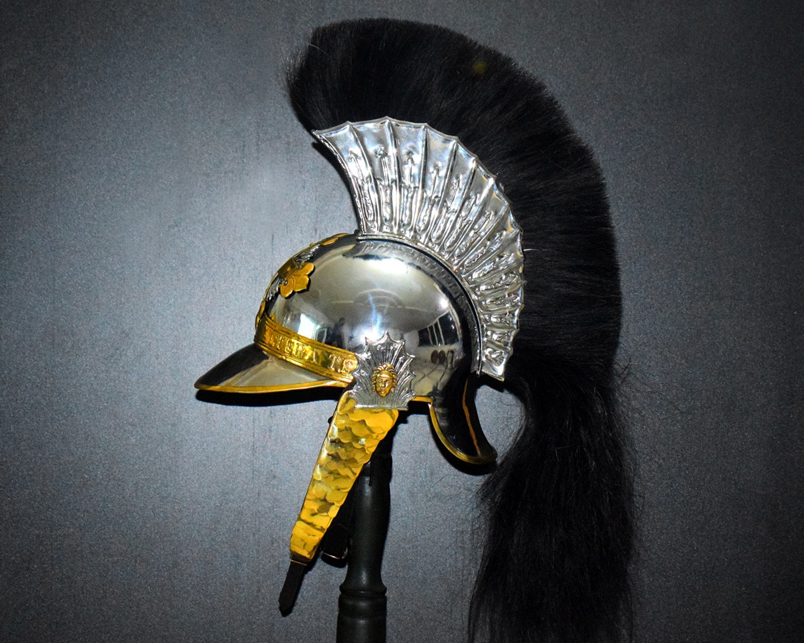 French Royal Household Musketeer Helmet REENACTMENT