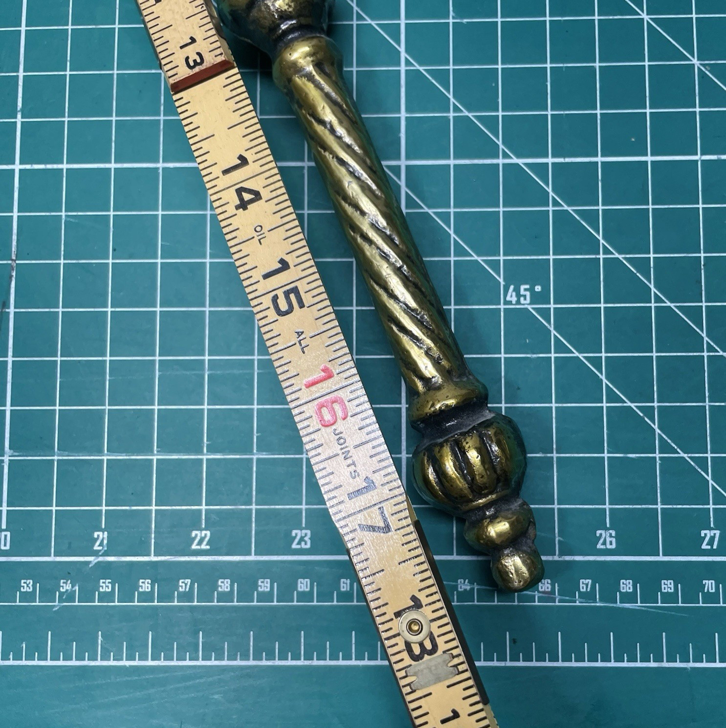 Vintage Metal Decorative Axes Pair Wall Mount Made In Japan Medieval Decor