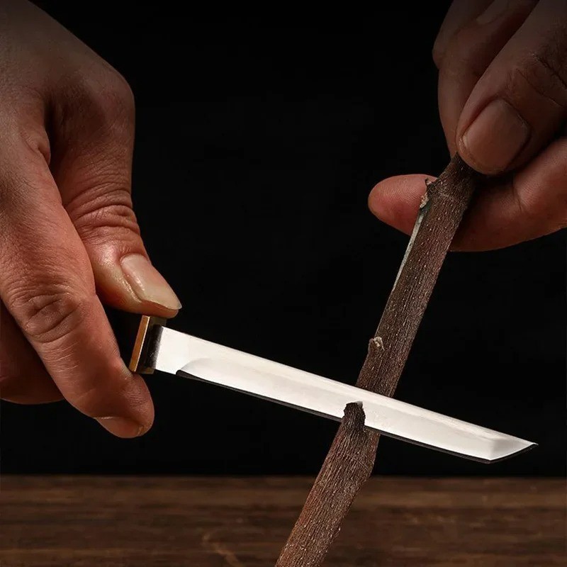 Tanto Knife Fixed Blade Pocket Hunting Survival Camp Tactical Stainless Steel