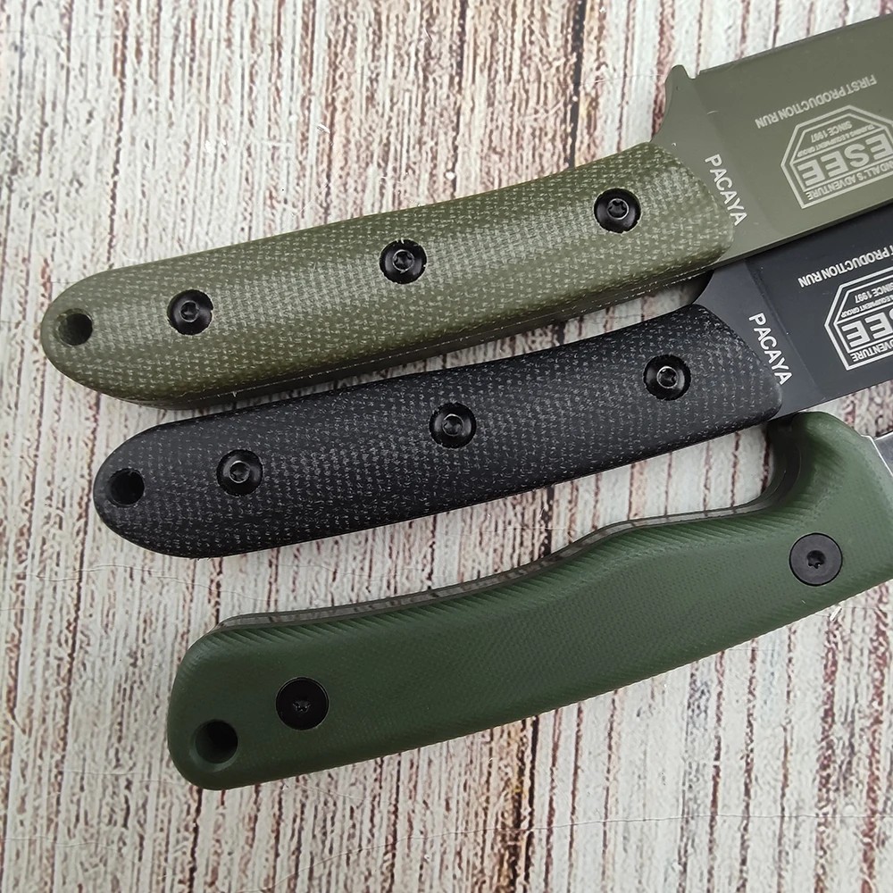 ESEE Pacaya Knife Multi-purpose Fixed D2 Blade Knife with Kydex Sheath