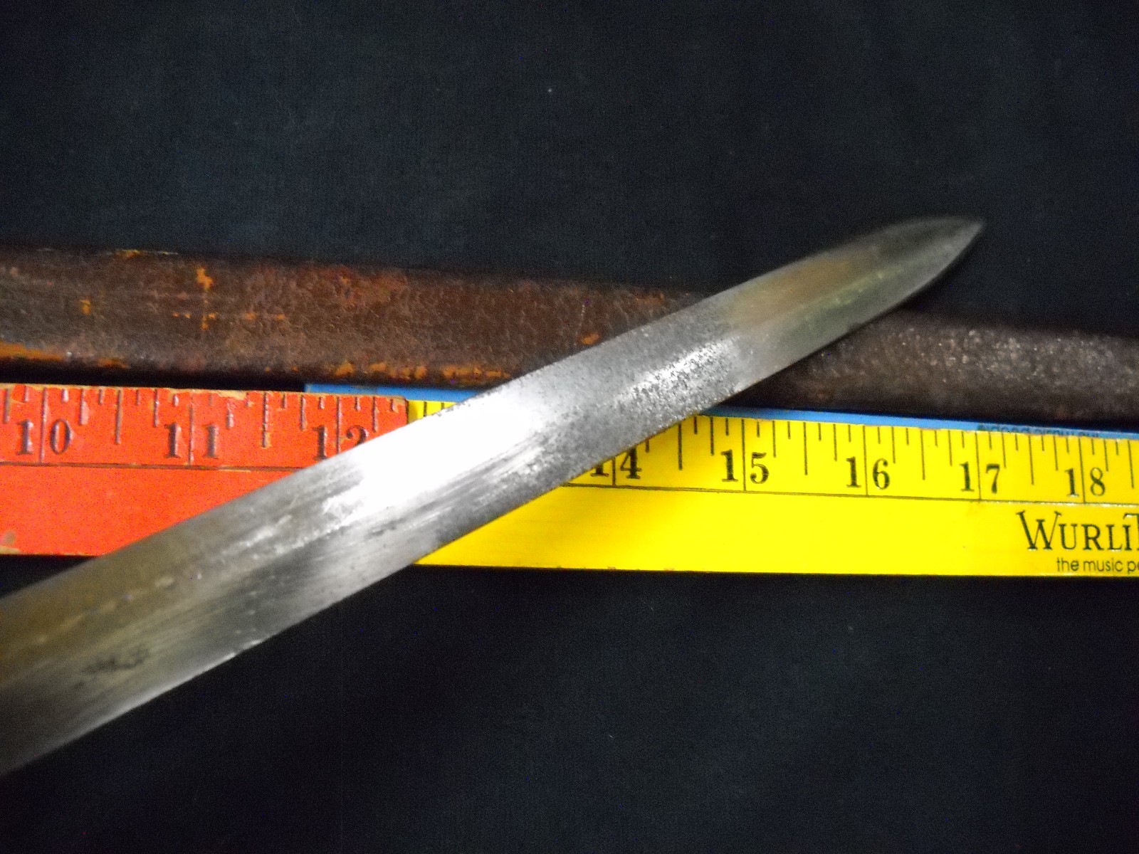 18th Century Small Short Sword Hand Forged Leather Wrapped High Carbon Steel