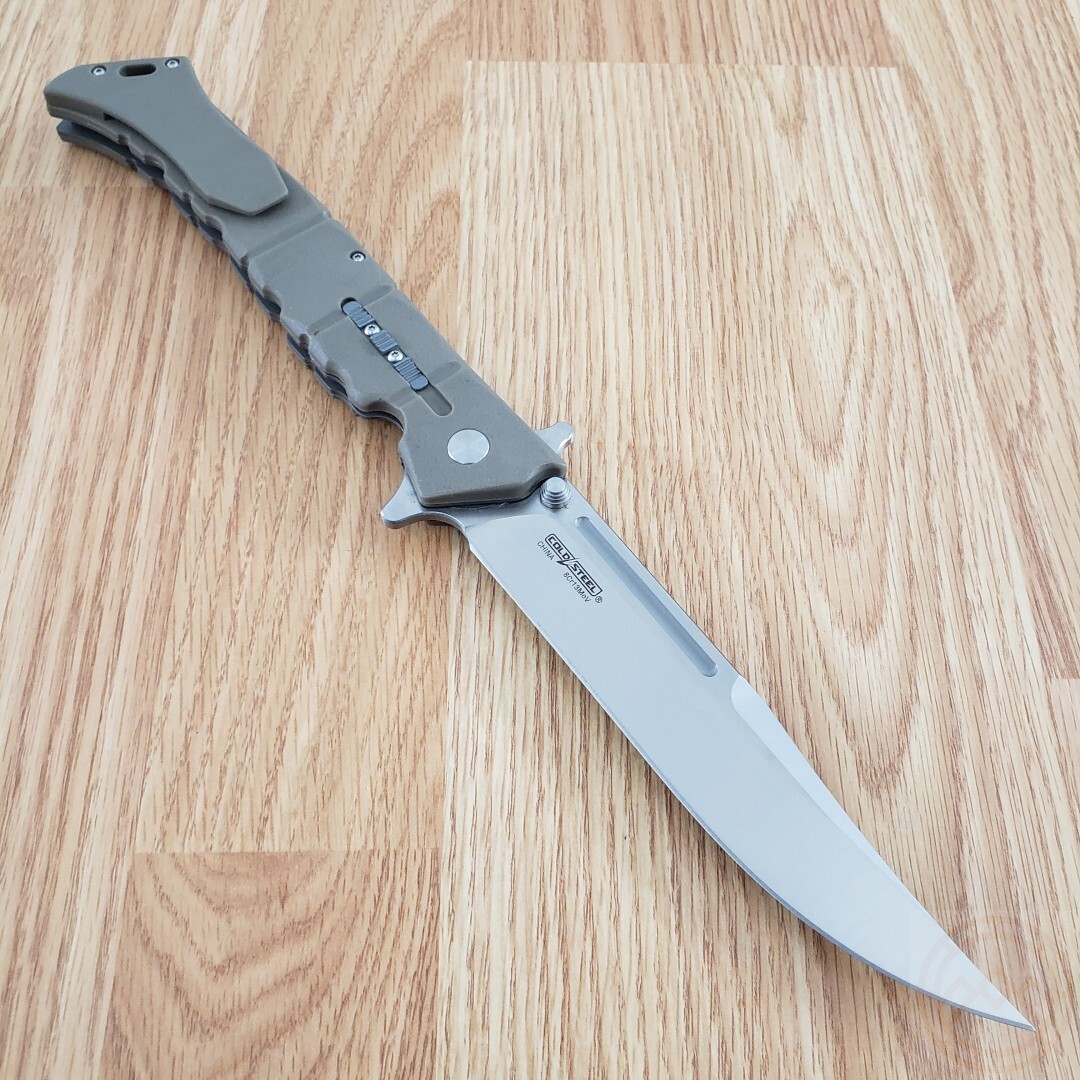 Cold Steel Large Luzon Liner Folding Knife 6″ 8Cr13MoV Steel Blade GFN Handle
