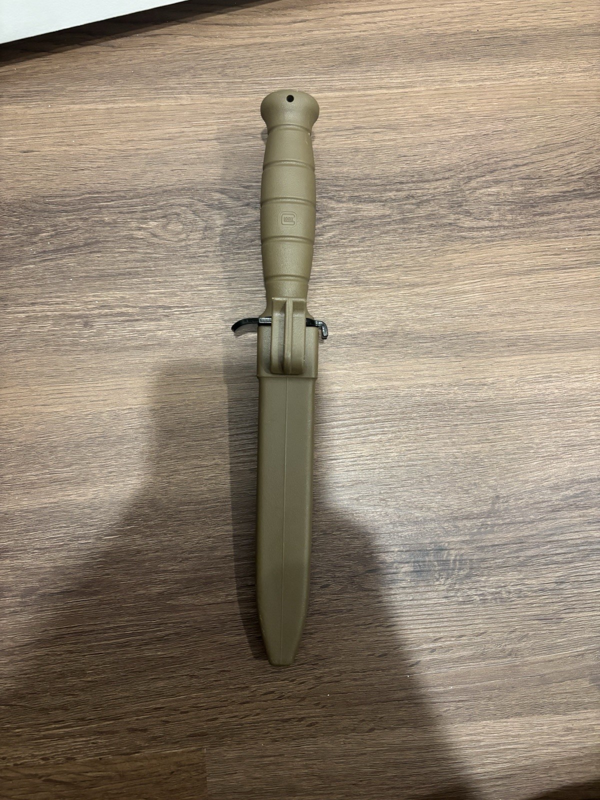 Glock Field Knife FM 81 Fixed Blade 6.5″, Tan Polymer Handle, Polymer Sheath