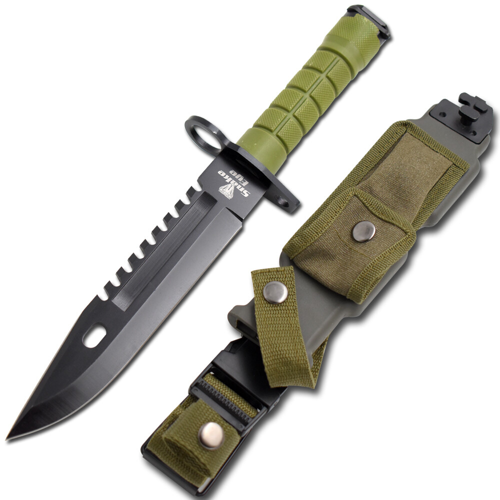 12″ Bayonet US Military Tactical Survival Hunting Knife Fixed Blade