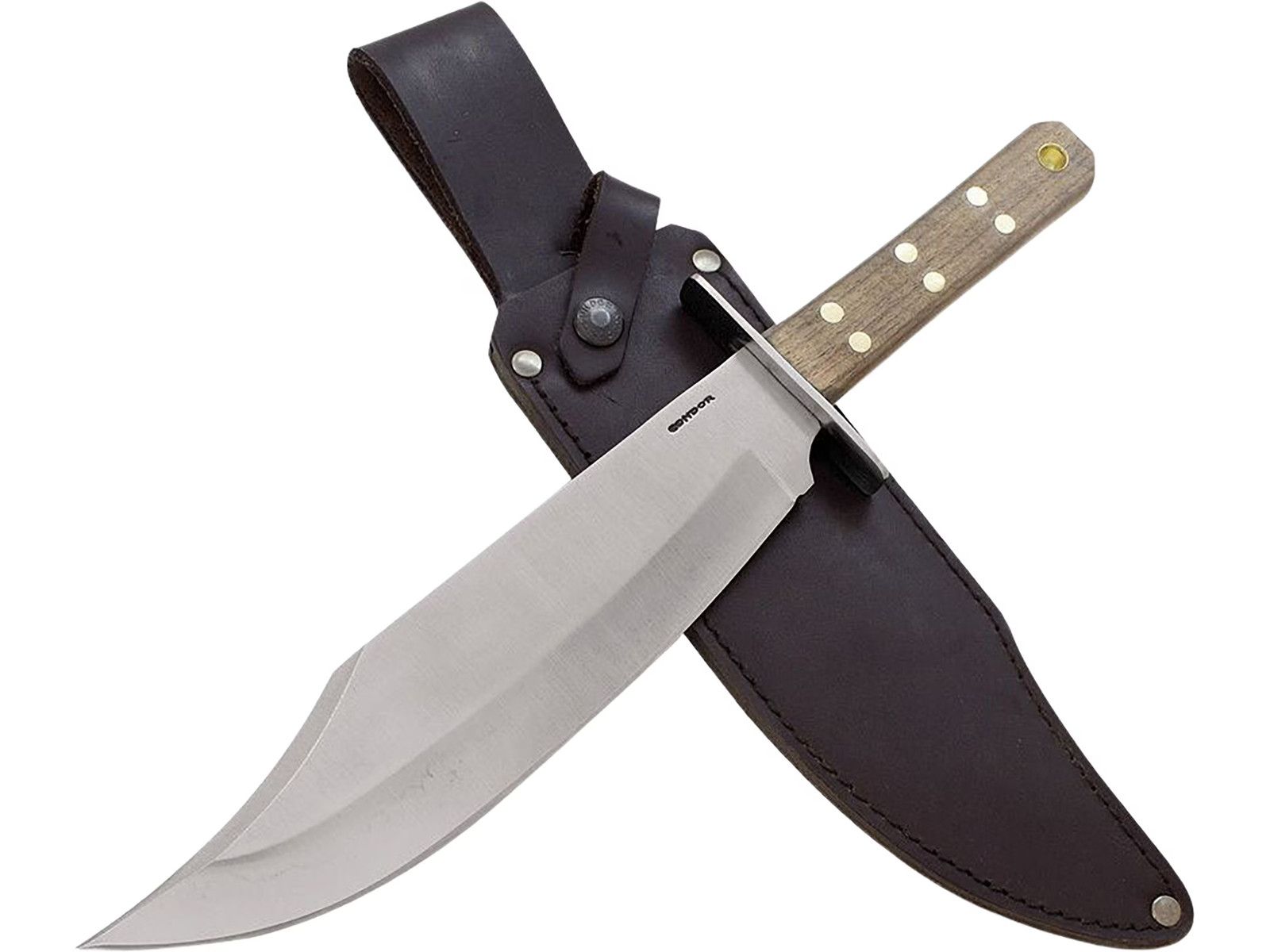 Condor Knives Undertaker Bowie Fixed Blade Knife 10.2″ Clip Point 1075 Polished