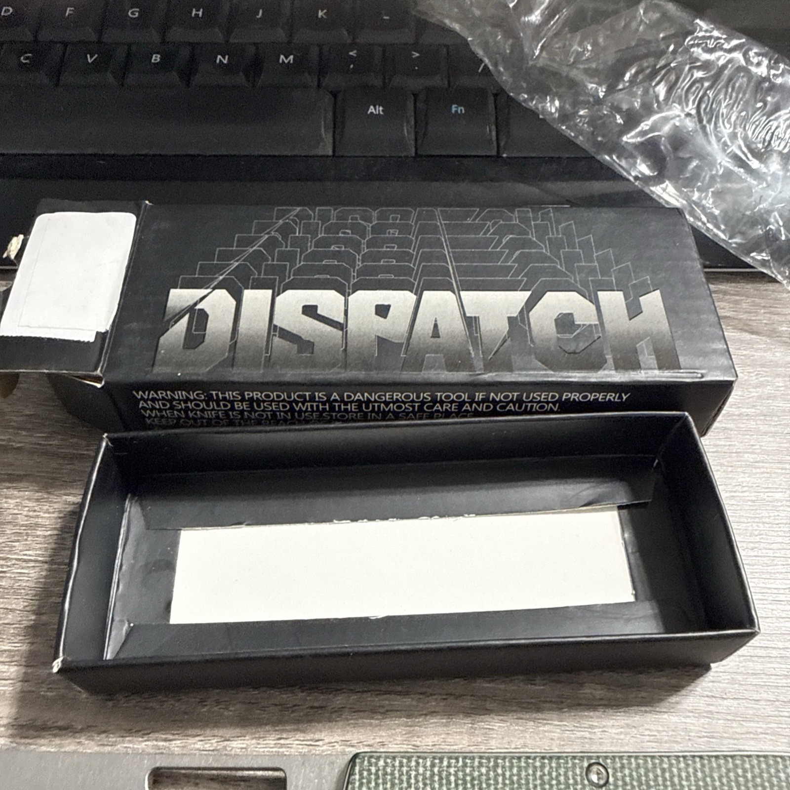 Dispatch Pocketknife Green Micarta Handle Stainless Cleaver Blade Manual Liner