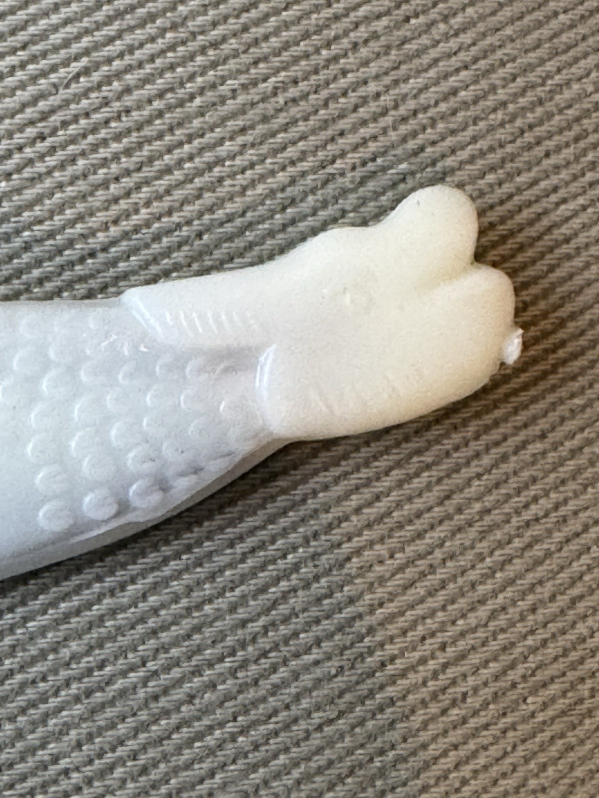 Τraditional Cretan Greek Knife with White Plexiglass Plastic Handle and Sheath