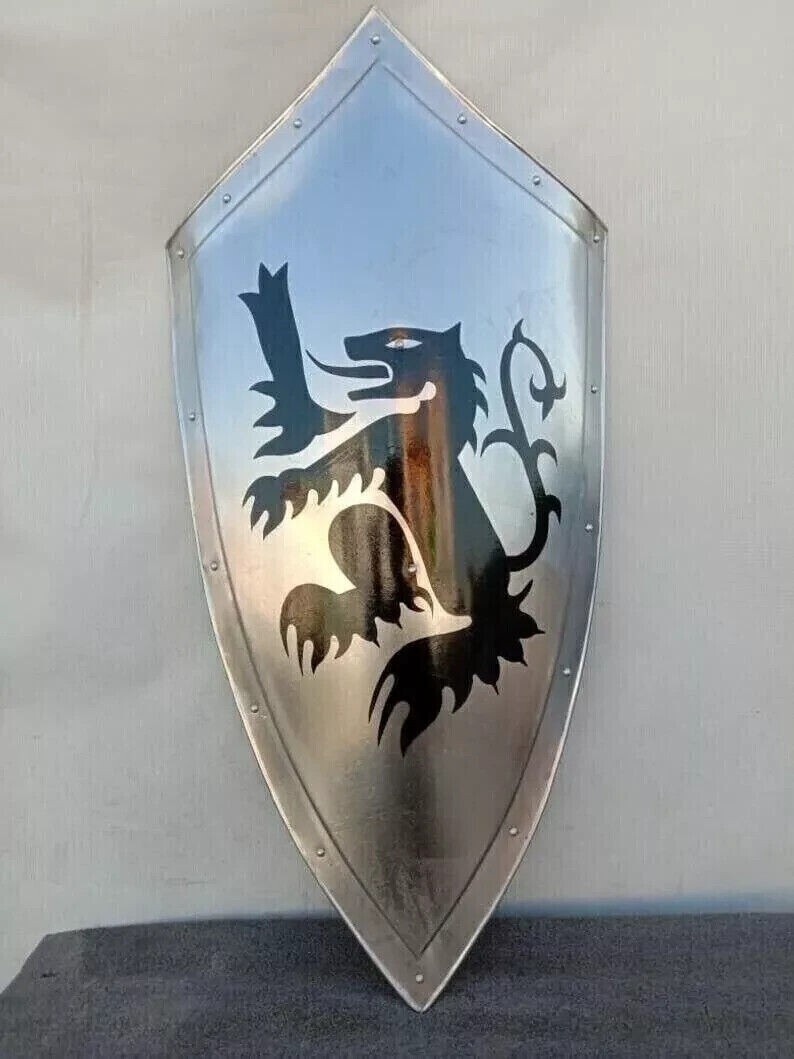 Medieval Templar Knight Dragon Battle Cosplay Reproduction armor shield 26″