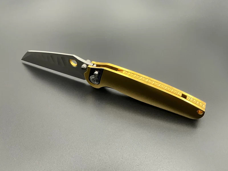 Ketuo Dirty Bird Folding Knife 3.75″ Bohler M390 Steel Blade Titanium Handle