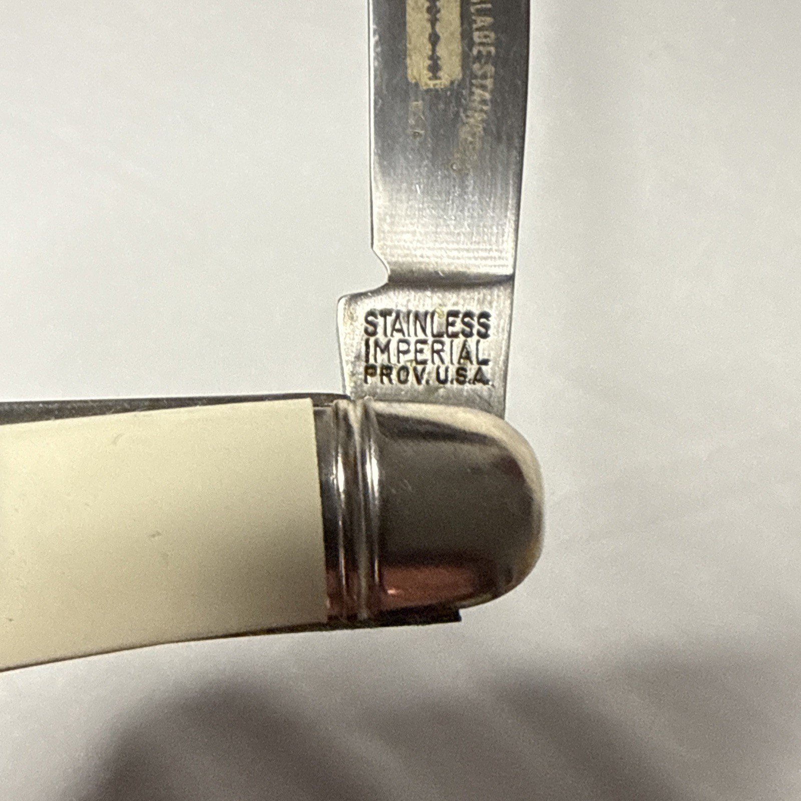 Imperial Pocket Knife 2 Blade Coban Pharmaceuticals Razor Stainless USA