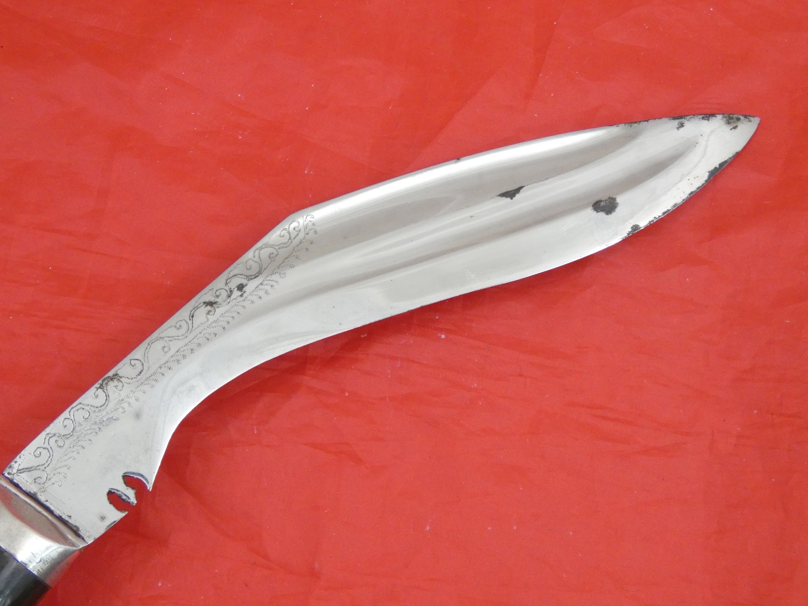 EXCEPTIONAL QUALITY ANTIQUE SILVER MOUNTED KUKRI DAGGER NEPAL INDIA Gurgha Sword
