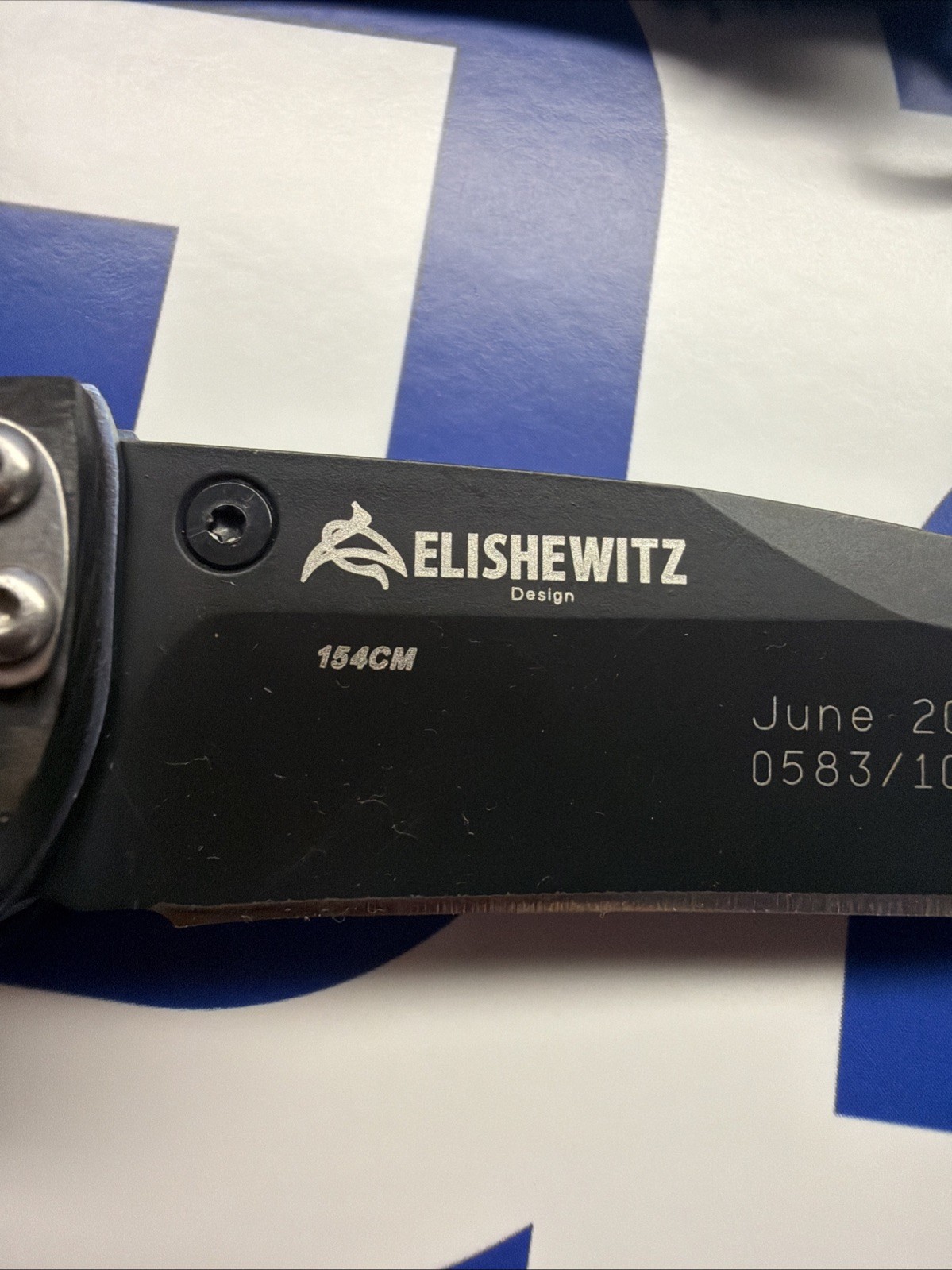 NEW Benchmade 690BT Elishewitz Folding Knife June 2001 583/1000 USA 🇺🇸 NEW