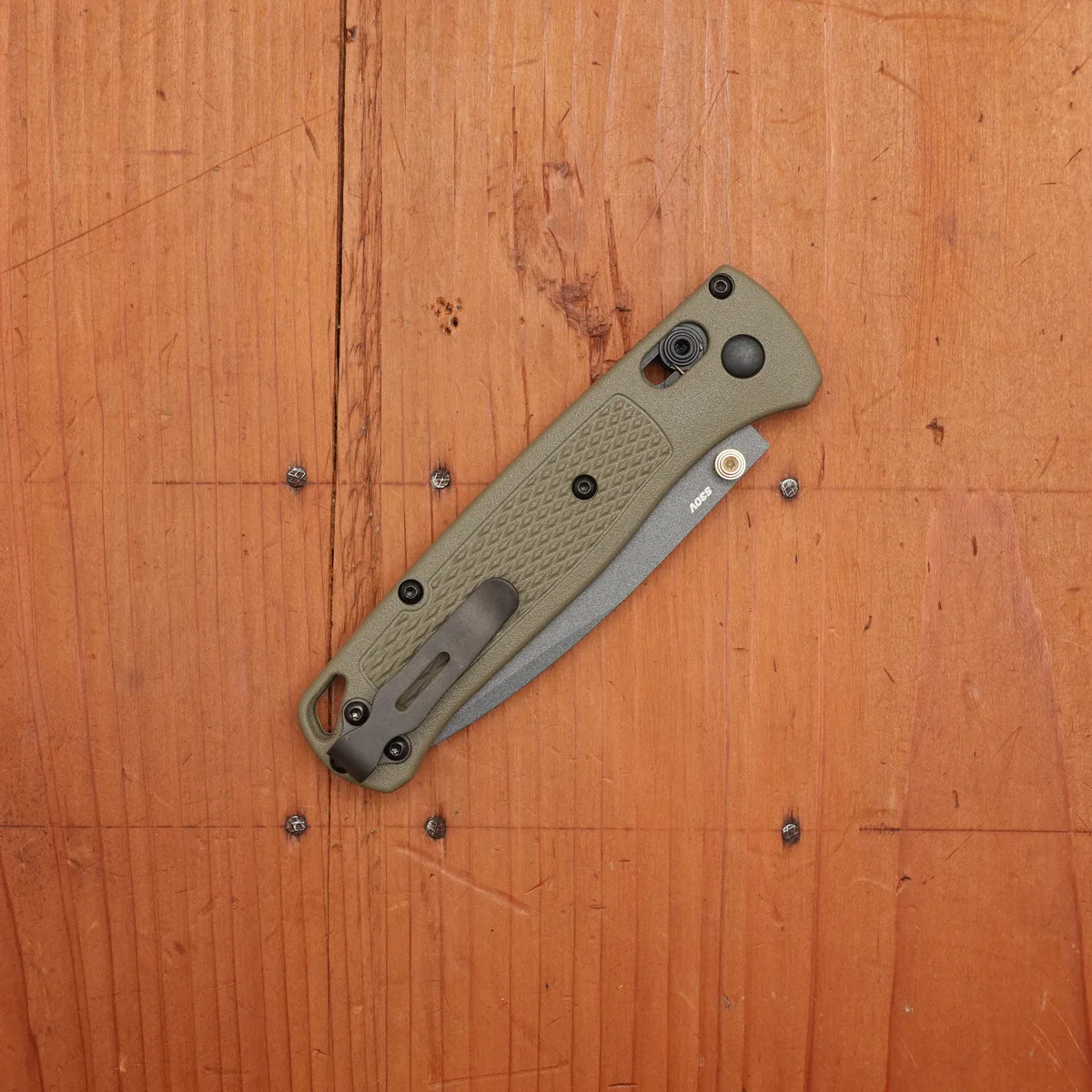 Benchmade 535GRY-1 Bugout Ranger Green Grivory Handle S30V Stainless Steel Knife