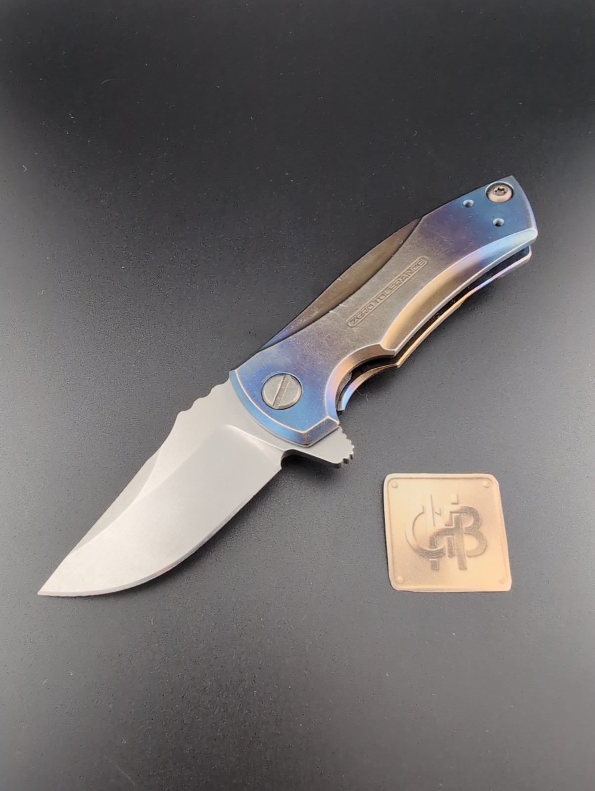 Zero Tolerance – ZT 0900 Les George Flame Anodized Titanium – BS-69