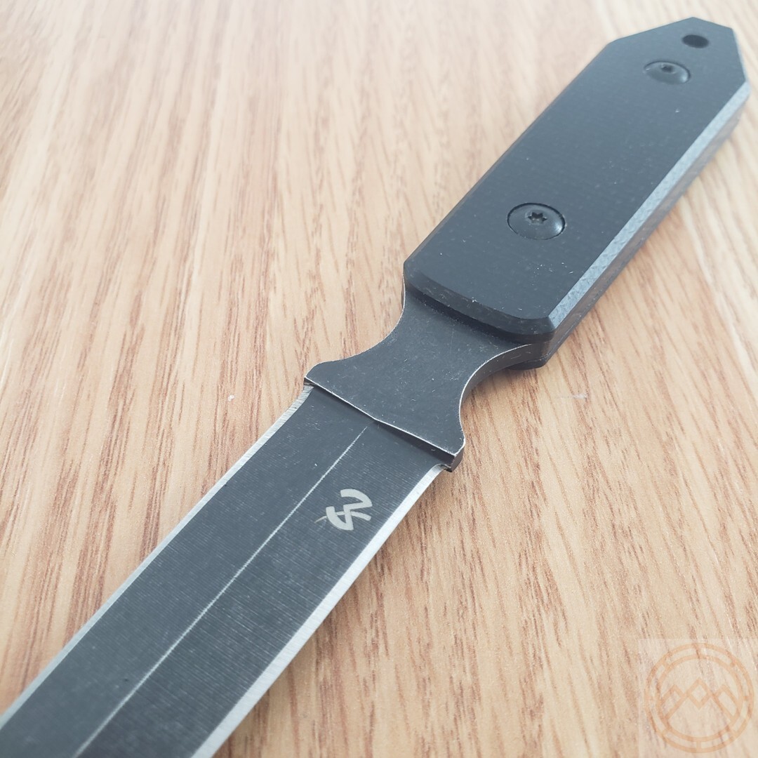 Fred Perrin La Dague Fixed Knife 3″ Double Edge 440C Steel Blade Micarta Handle