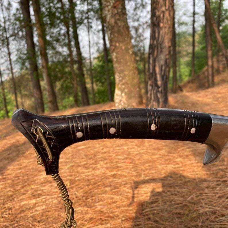 Custom Handmade Carbon Steel Blade Tactical Machete Sword | Hunting | 32 inches