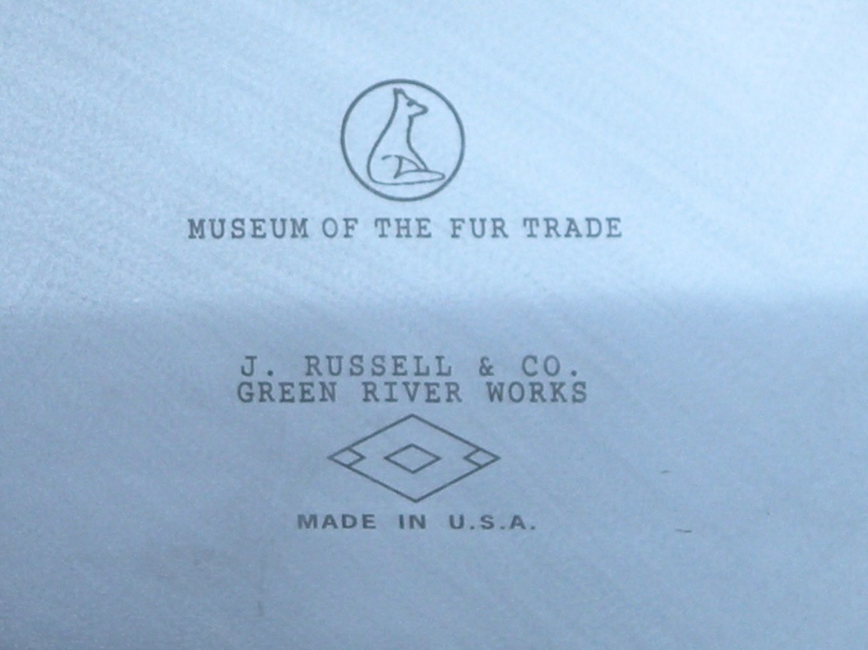 Museum of the Fur Trade/J. Russell & Co. 9″ Dag Blade USA New