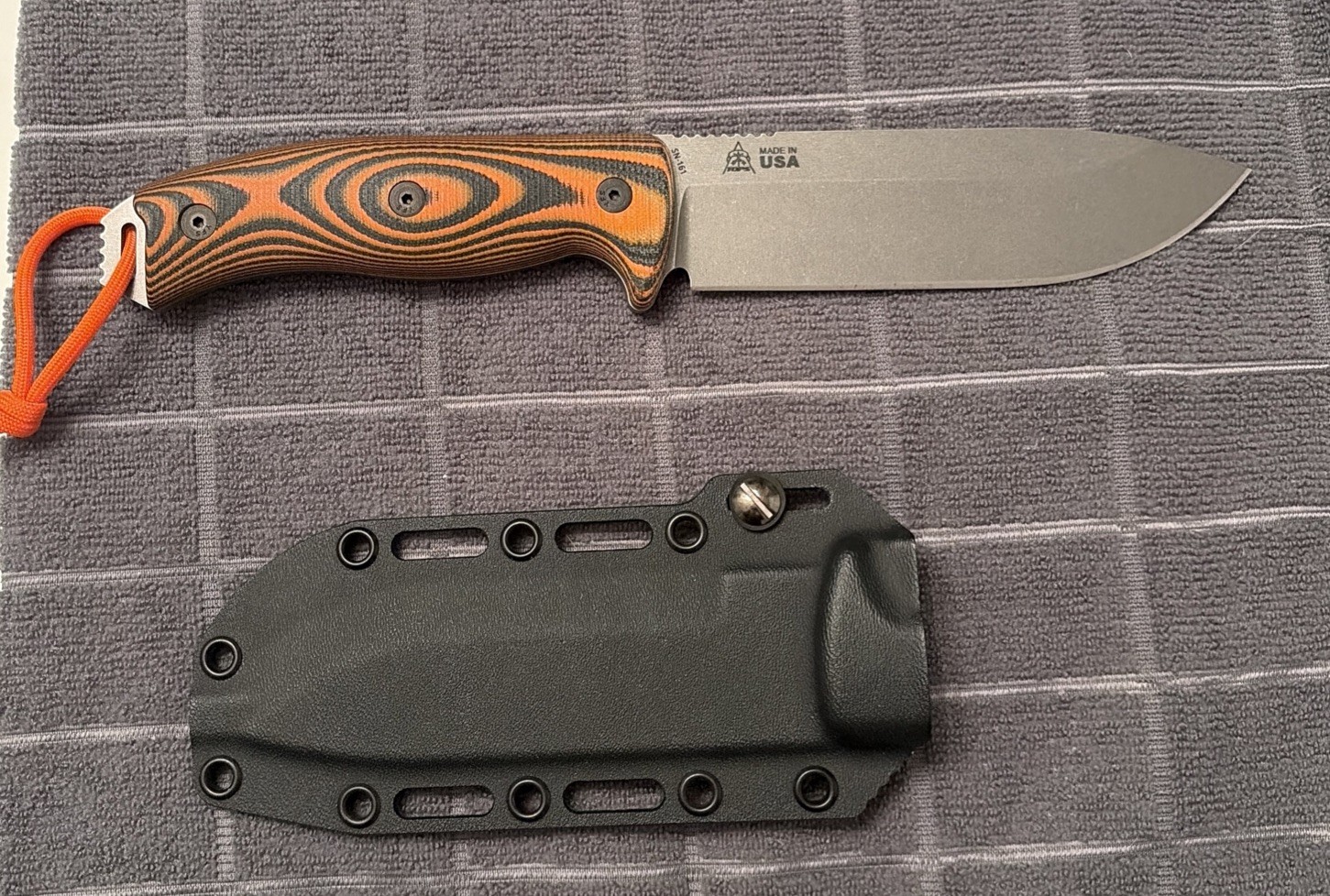 Architect Field Buddy 5.5″ TKC Fixed Blade Looks Unused Made By TOPS