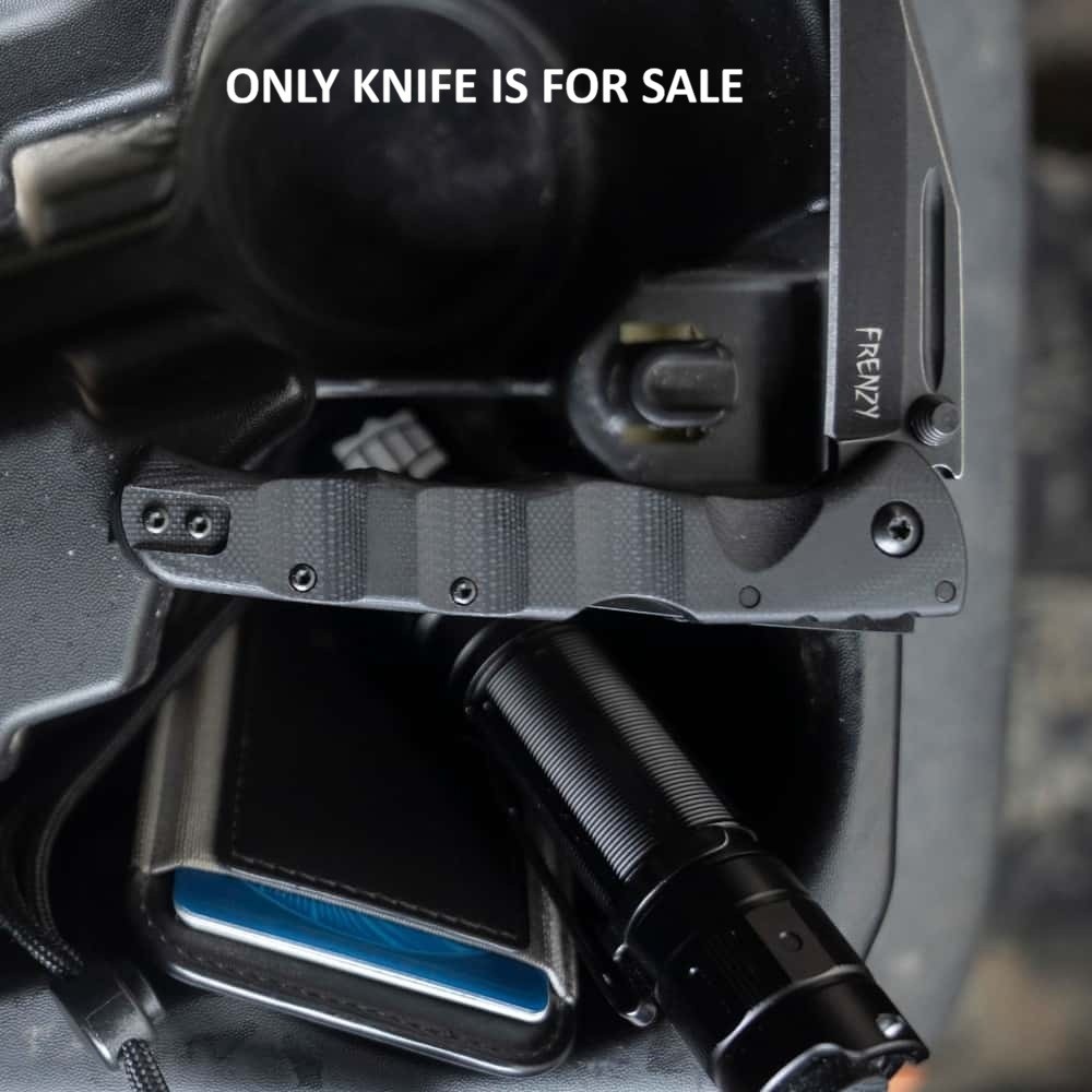 Cold Steel Frenzy II Folding Knife 3.5″ CPM-3V Steel Blade Black G10 Handle