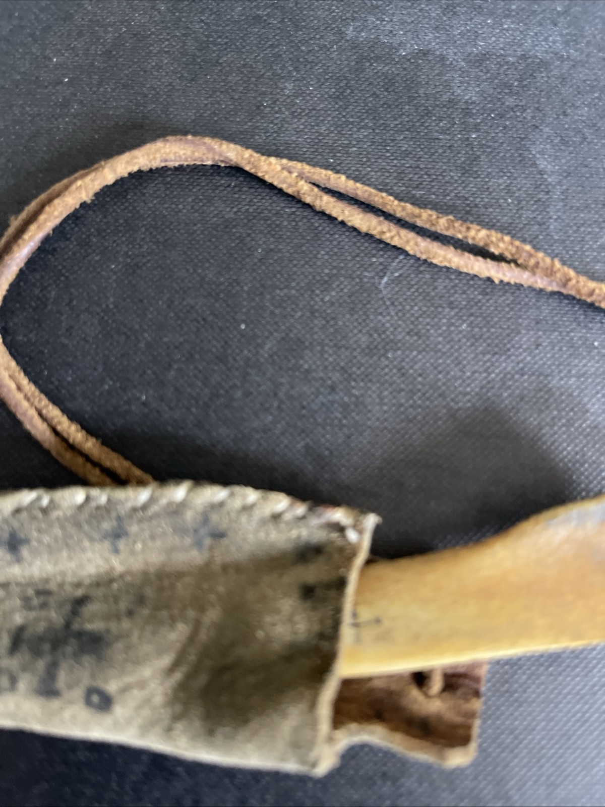 Very Rare Medieval Knife Worn Around Neck. None, Steel, Leather Shield On String