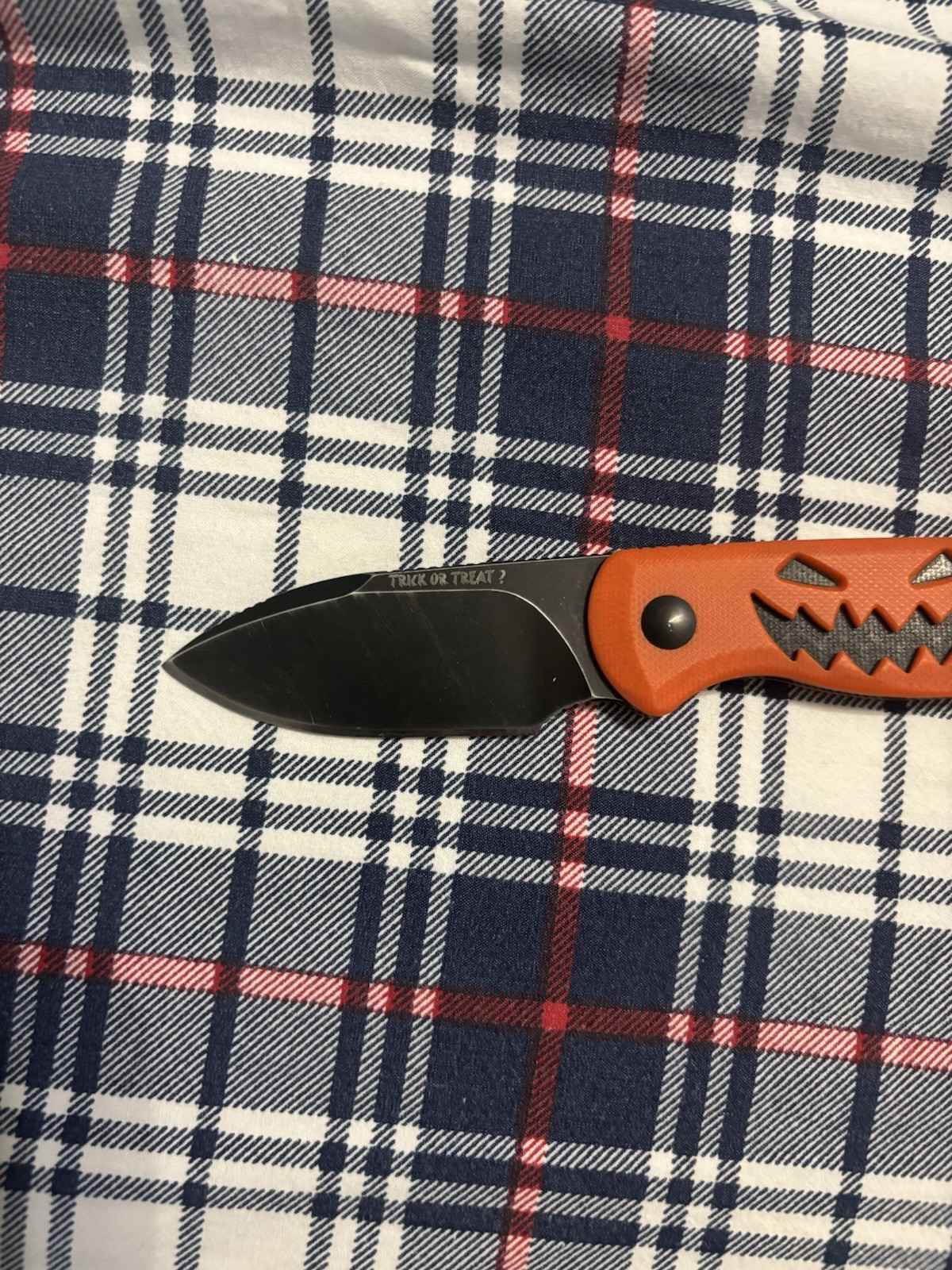 Kizer Drop Bear Fixed Blade Knife Halloween Edition 14c28n