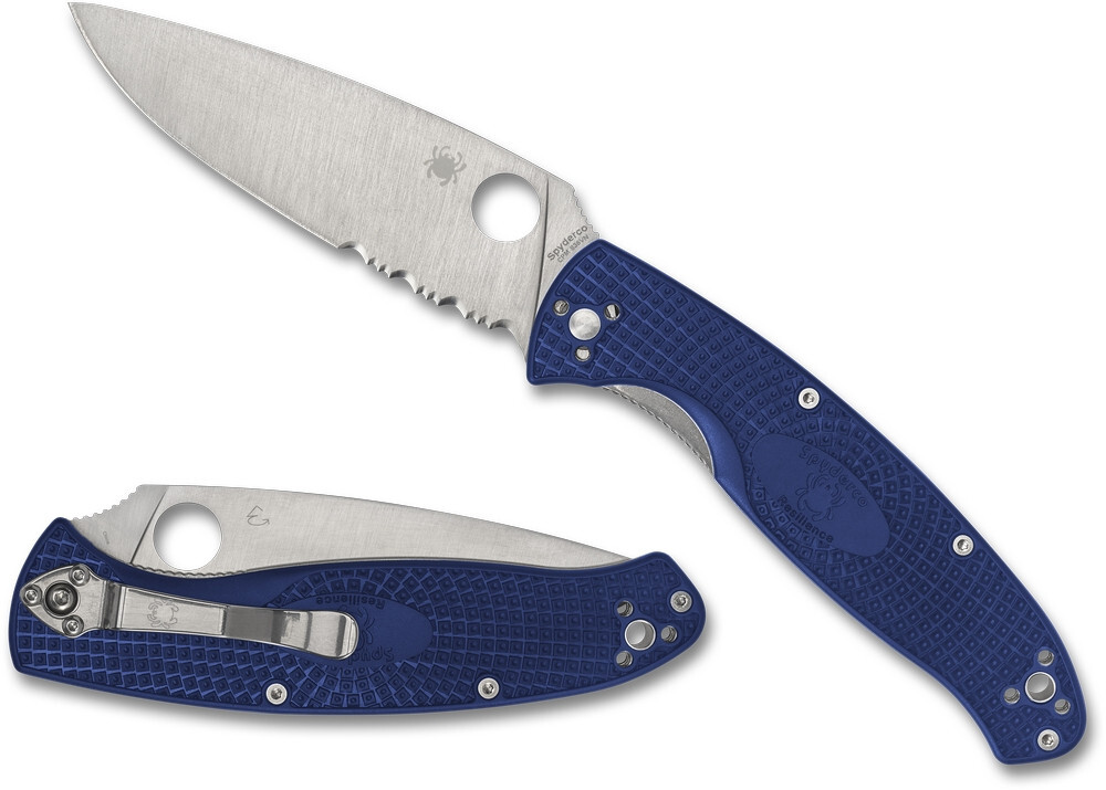 Spyderco Resilience Lightweight Folding Knife CPM S35VN Stainless Steel C142PSBL