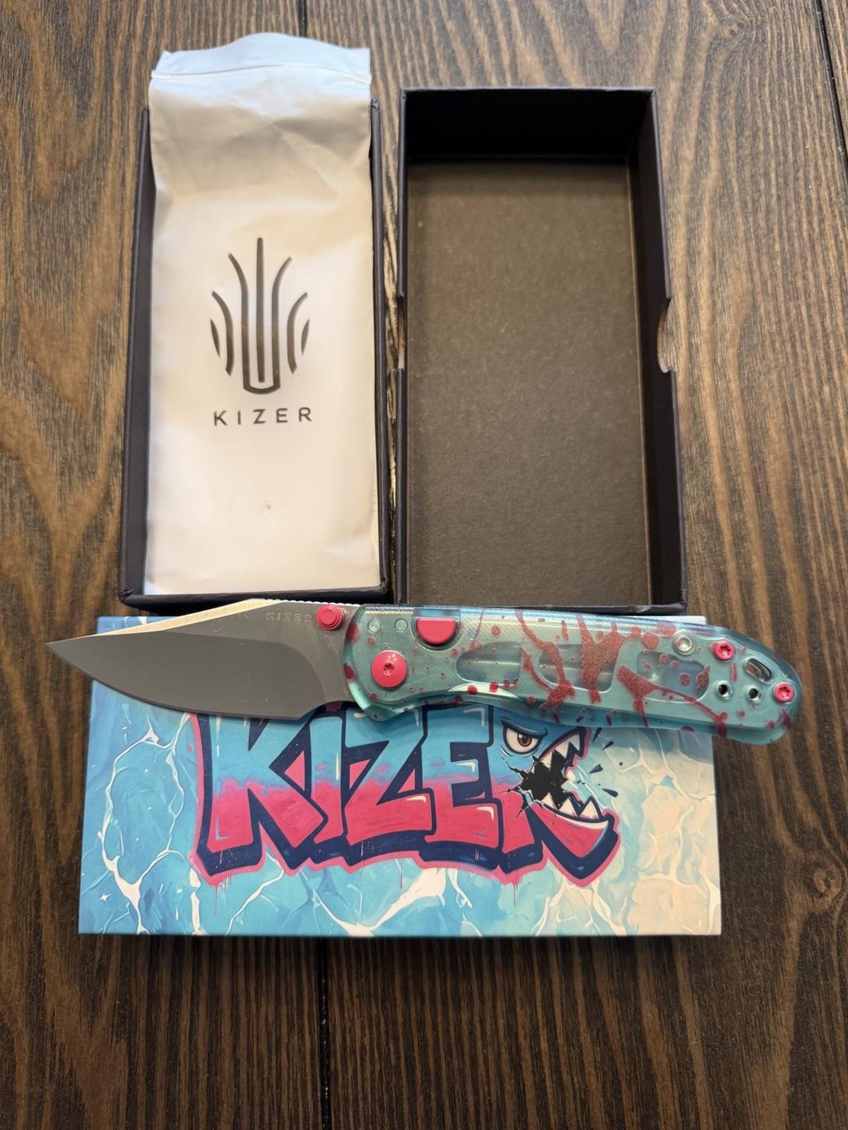 Kizer Drop Bear 2 Zombie Shark 73/150 Dirtbag/Dbest Exclusive