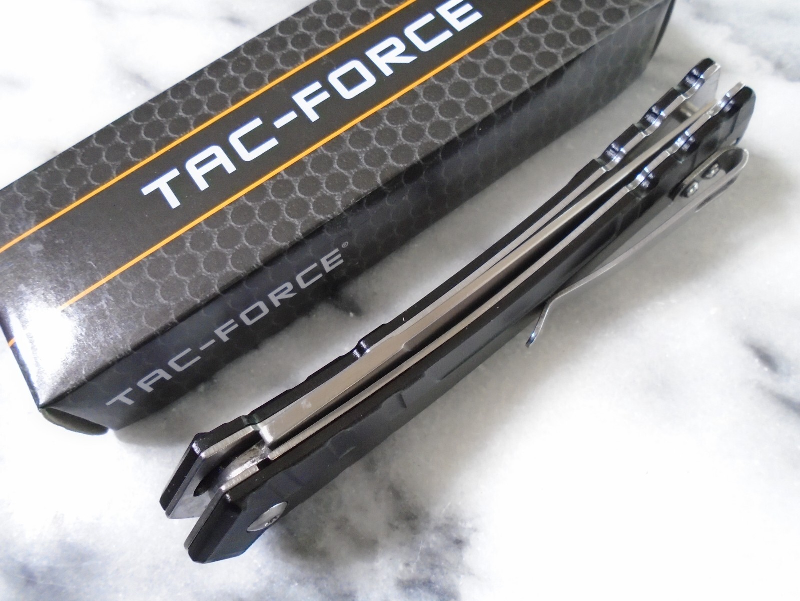 Tac-Force Sleek Tanto Assisted Open Pocket Knife 2 Way Pocket Clip Folder 2005BK