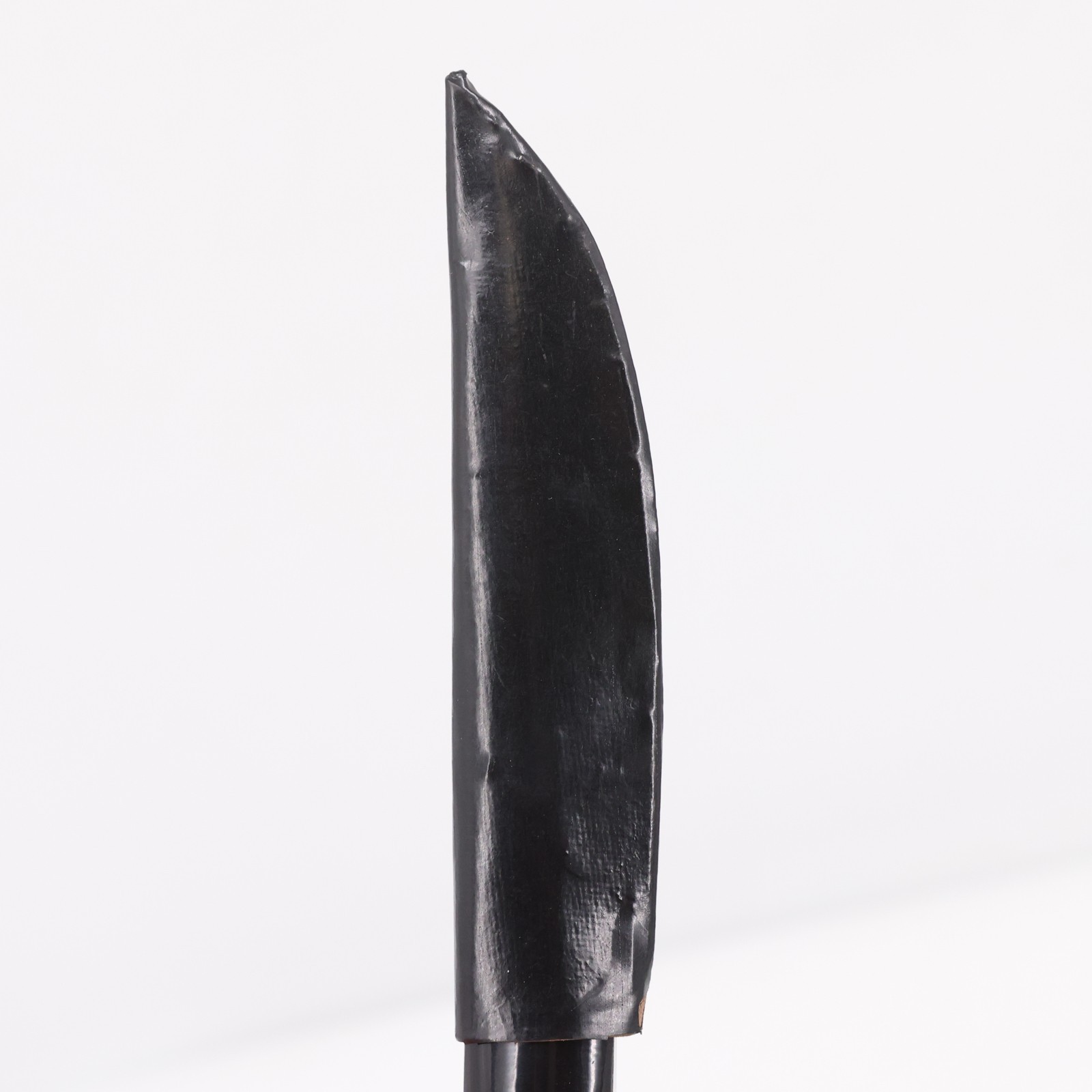Vintage Cretan Knife Greek Crete Machairi Horn Handle V-Shape Pommel & Mantinada