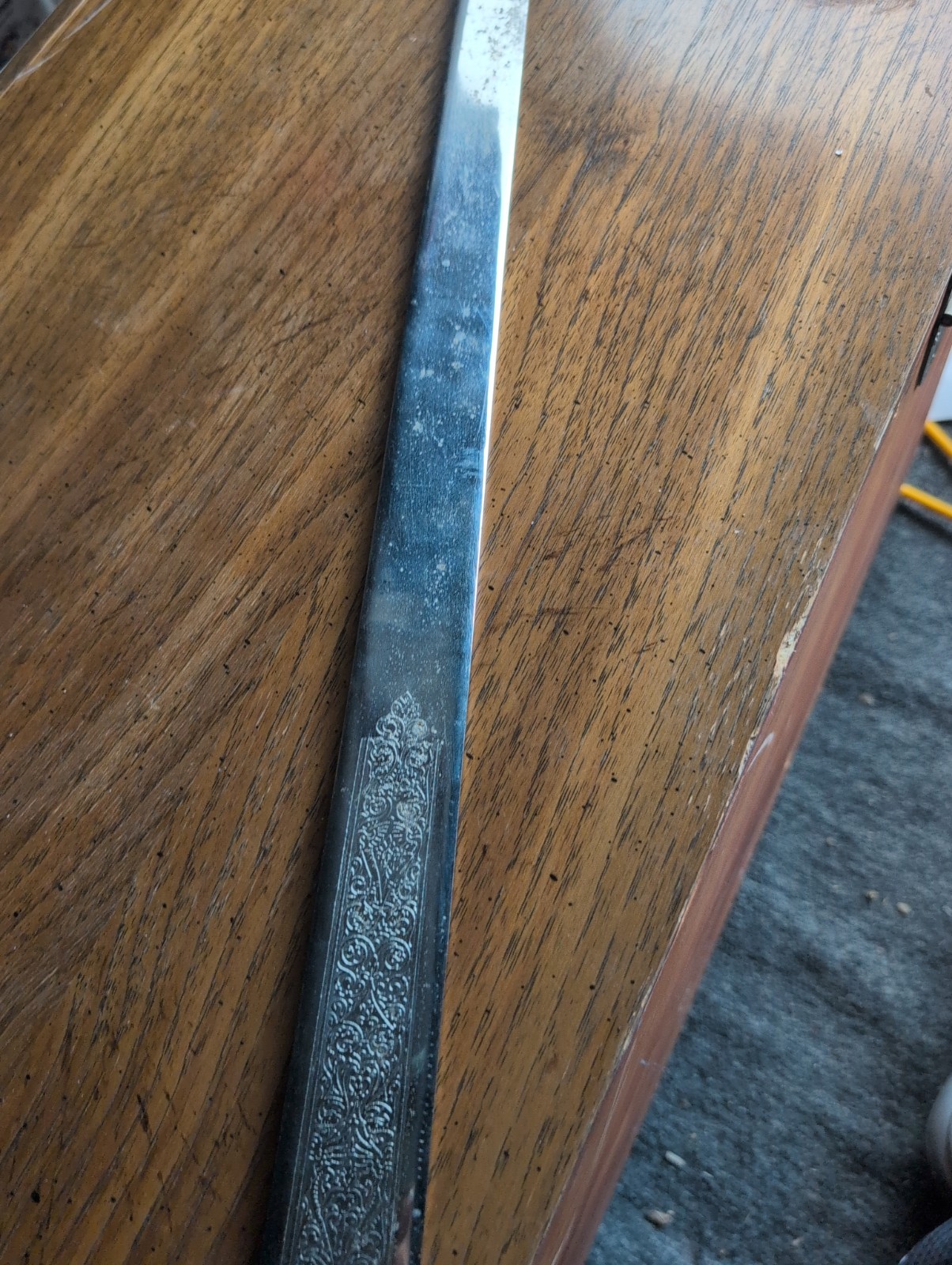 Vintage Felipe II Decorative Sword NO SCABBARD Replica NOT SHARP ONLY POINTY