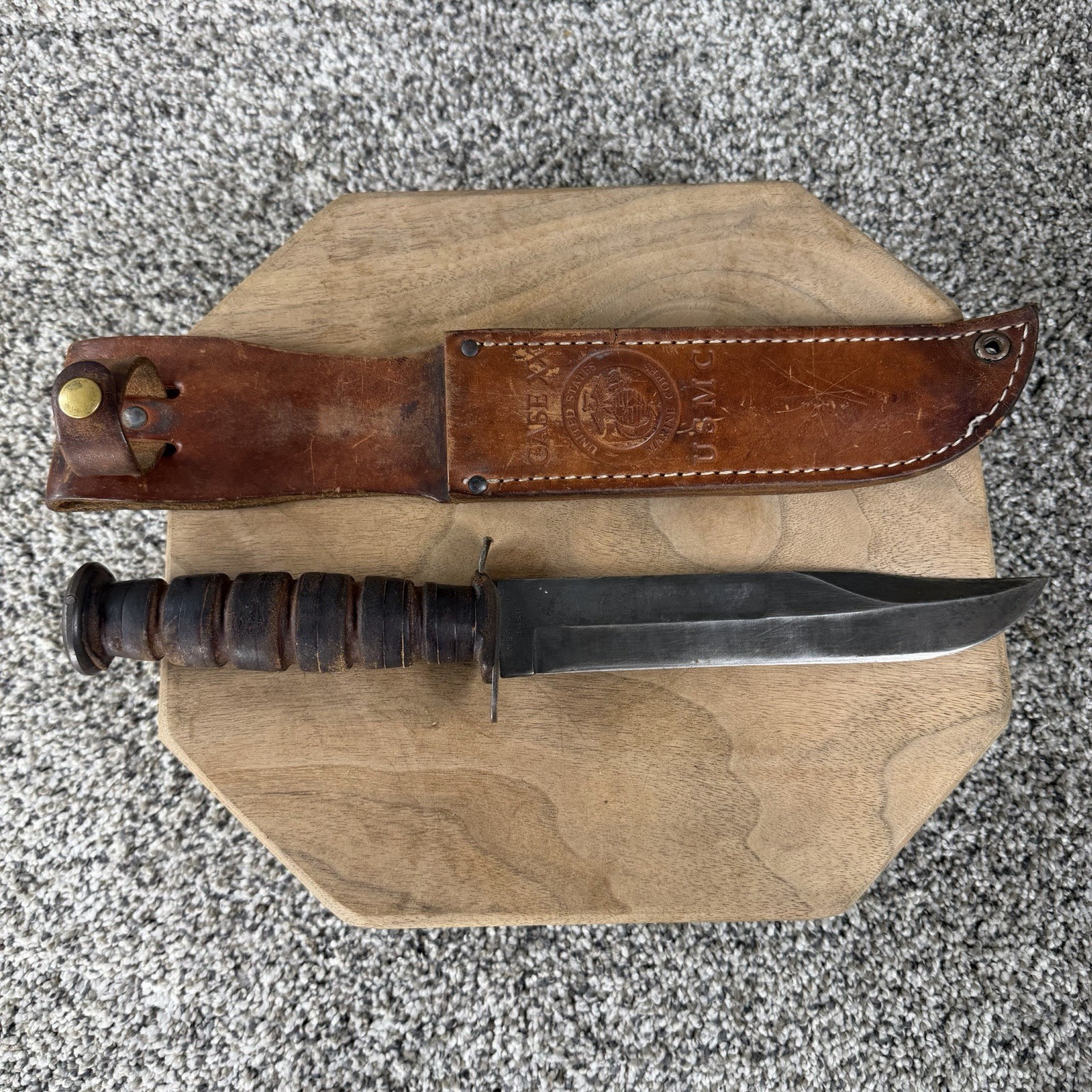 Case XX 1998 USMC KA-BAR Combat Fighting Utility Knife