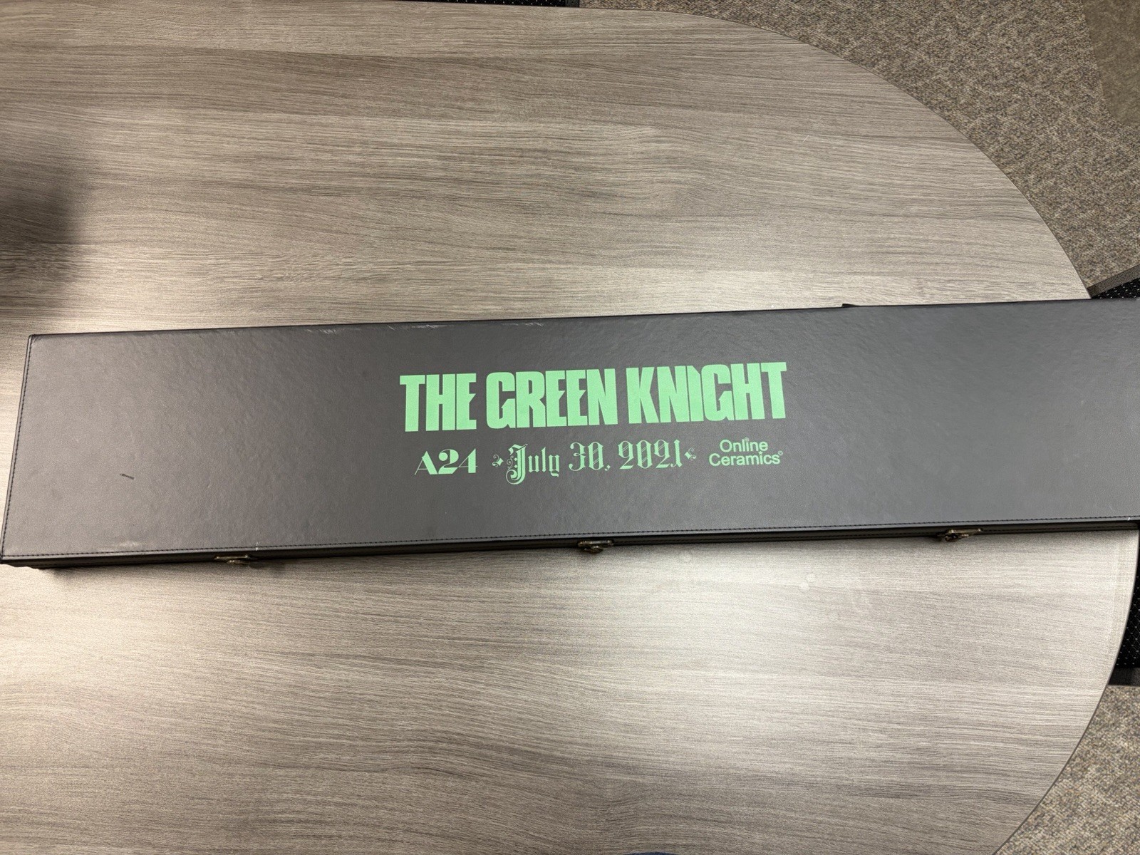 Gawain’s sword online ceramics A24 the green knight movie promo steel brand new