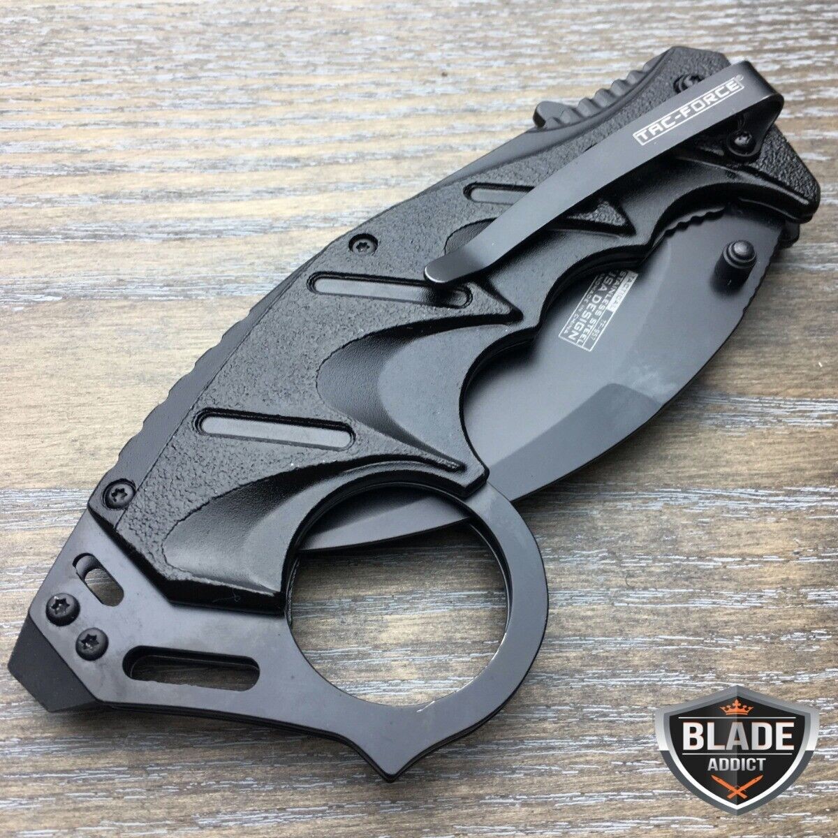 8″ TAC FORCE KARAMBIT SPRING ASSISTED FOLDING TACTICAL POCKET KNIFE Combat