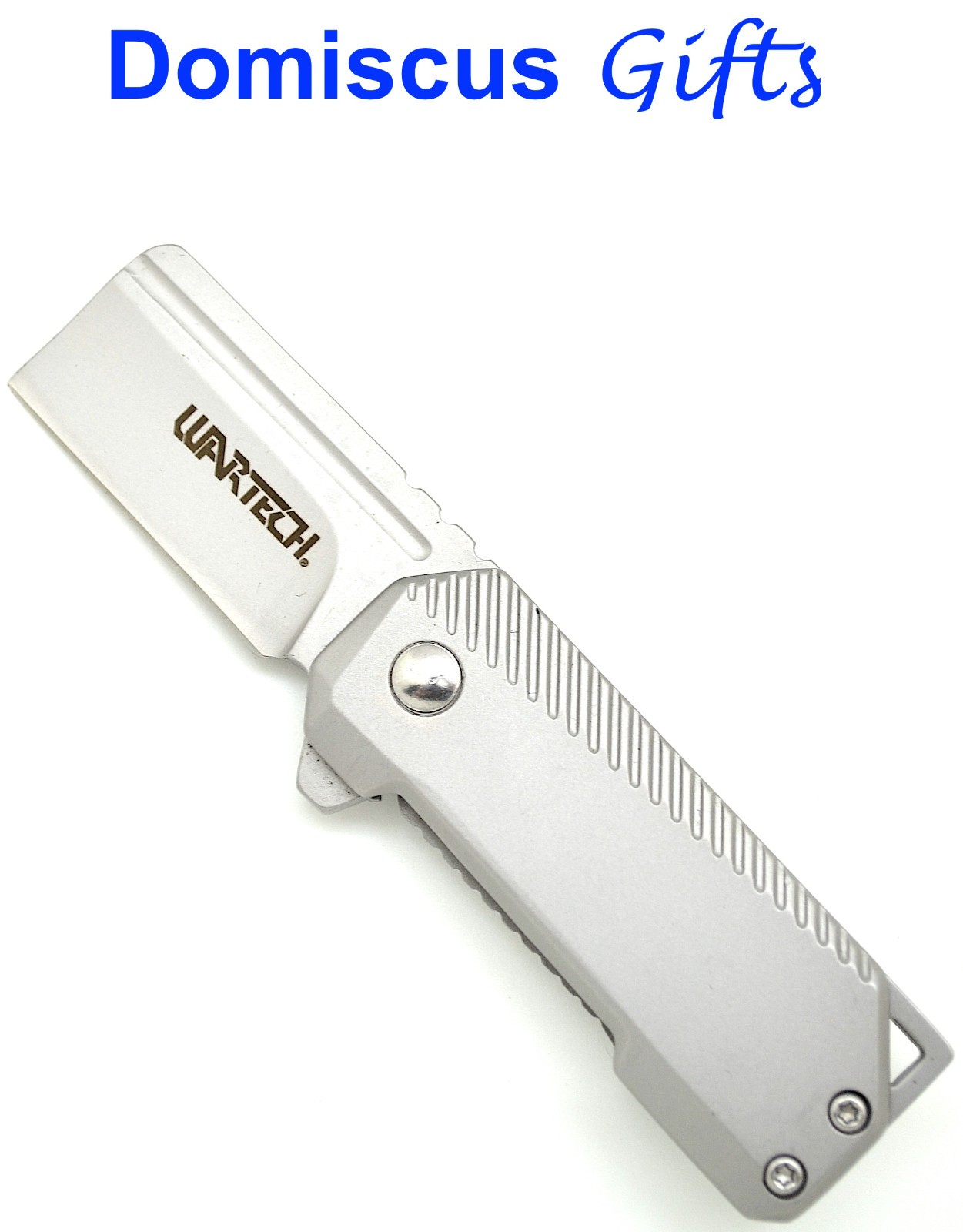 4 1/2″ NEW WARTECH Gray SPRING ASSISTED Mini Sport Pocket KNIFE Razor-Cut Knives
