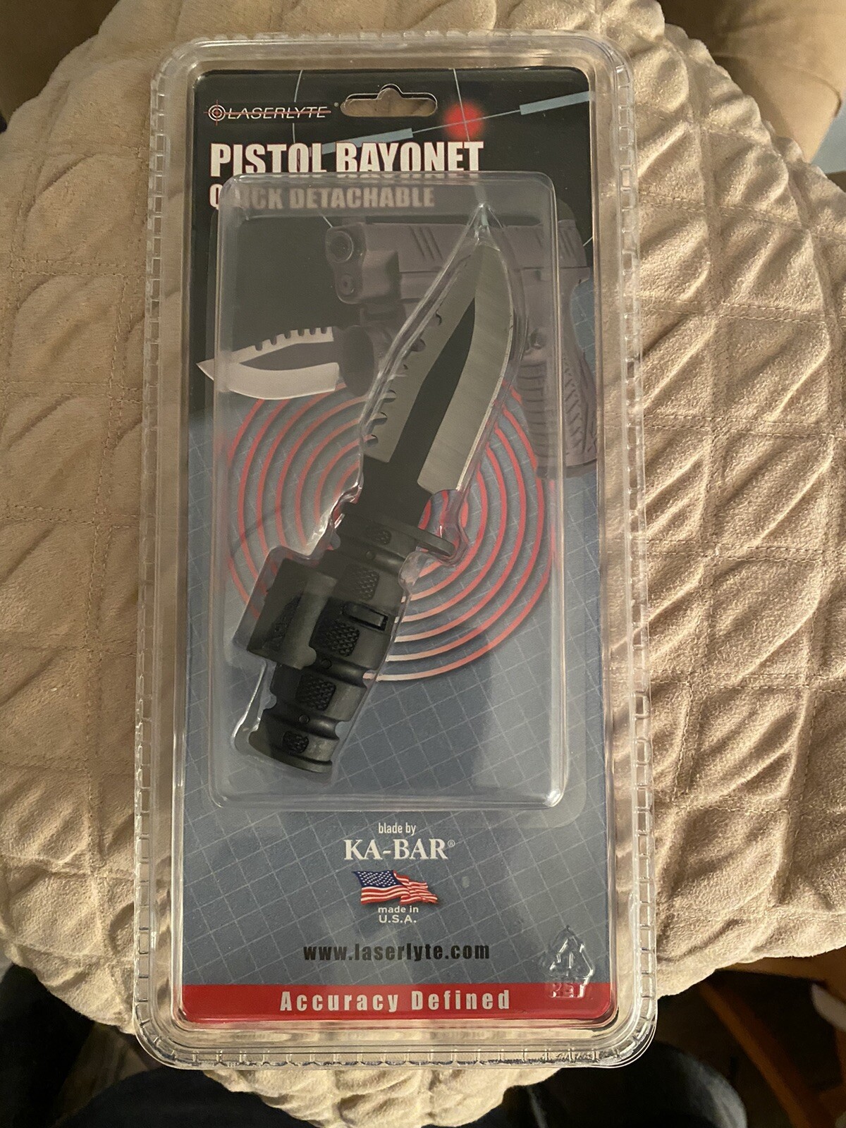 laserlyte Kabar,KaBar,Ka-Bar bayonet Glock Pistol knife (discontinued)SEE PICS!