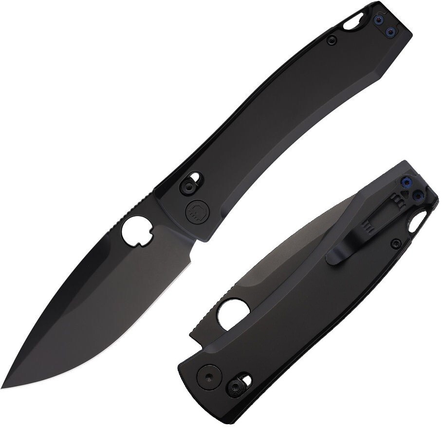 Daggerr Knives Nightmare Folding Knife 4 Bohler M390 Steel Blade Titanium Handle